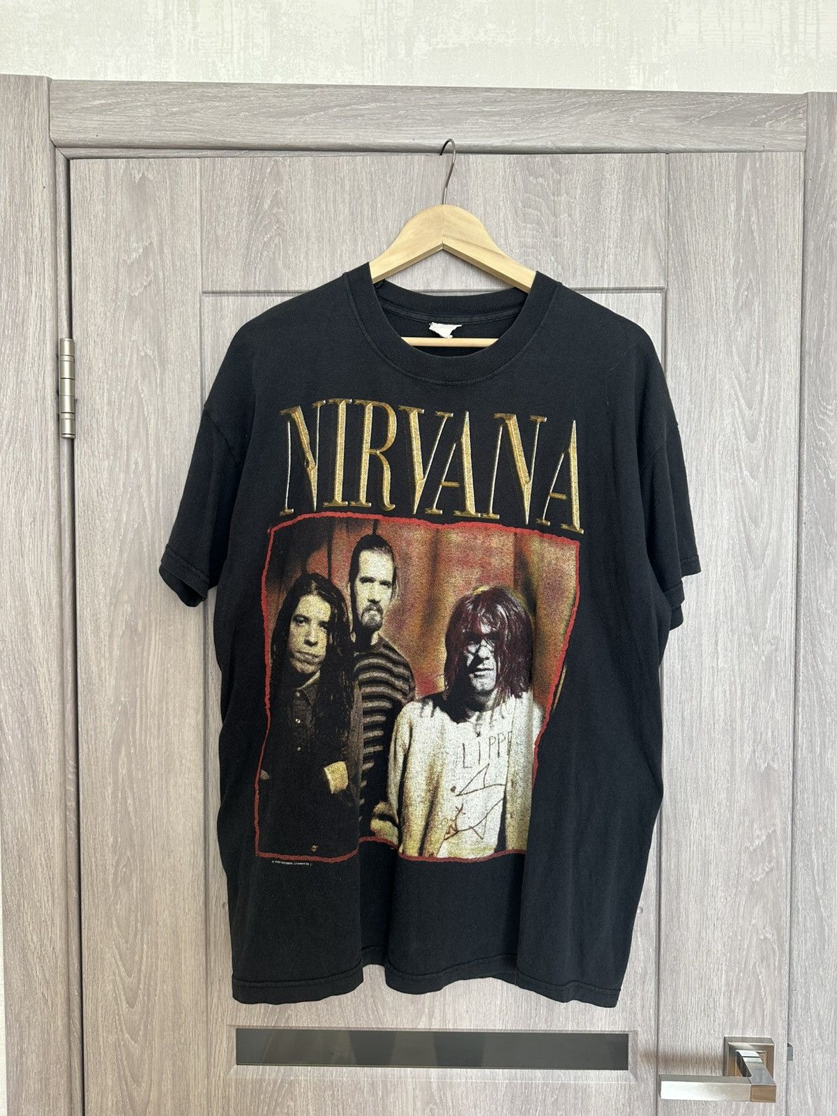 Nirvana × Vintage Vintage Nirvana Flipper 1998 Licensed T-shirt Size US L / EU 52-54 / 3 - 1 Thumbnail