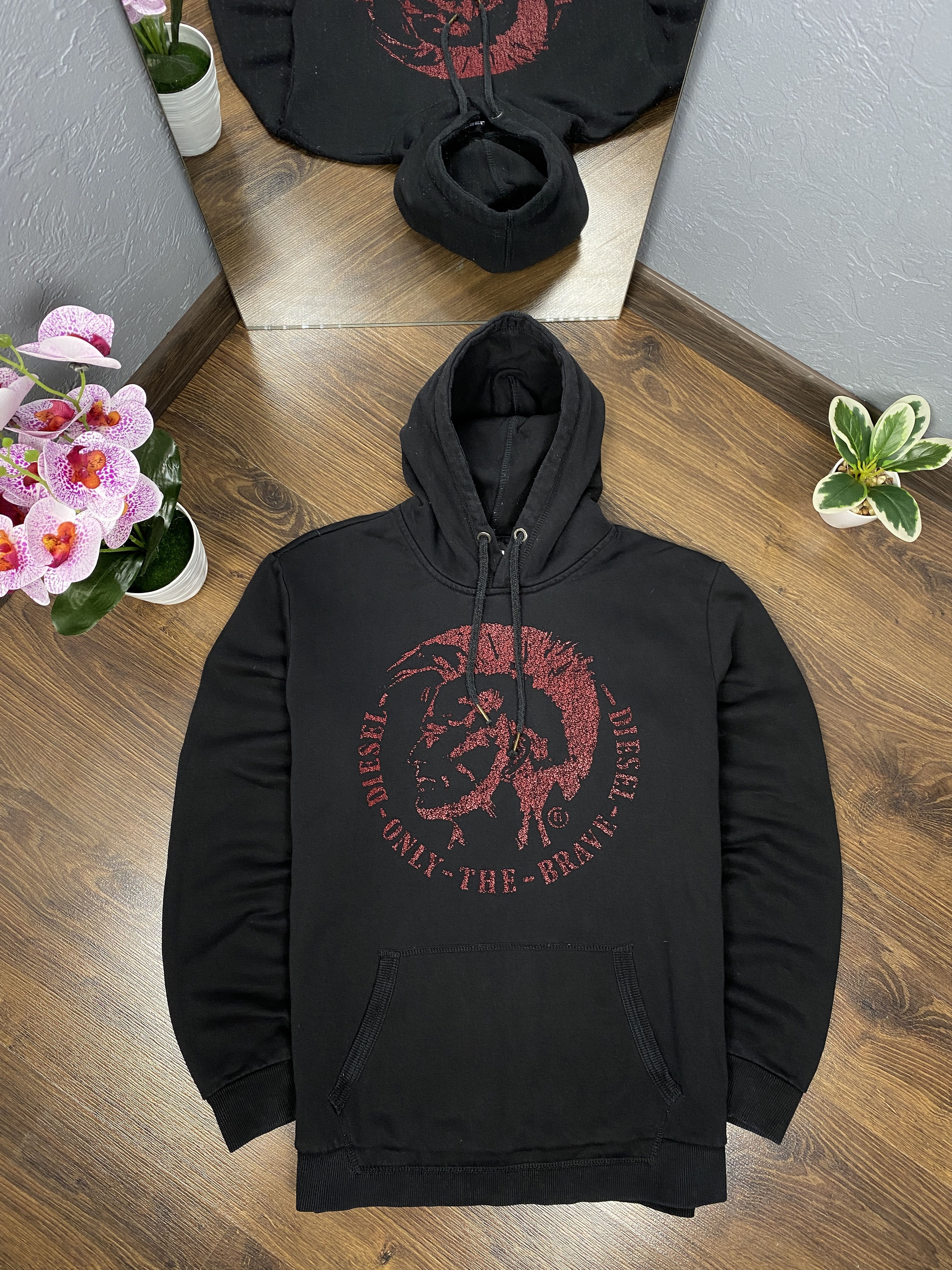 Diesel Diesel vintage big logo PUNK hoodie y2k Size US M / EU 48-50 / 2 - 1 Thumbnail