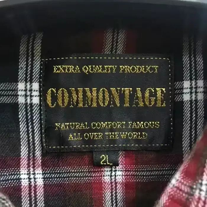 Flannel Commontage Plaid Tartan Flannel Shirt Size US XL / EU 56 / 4 - 4 Thumbnail