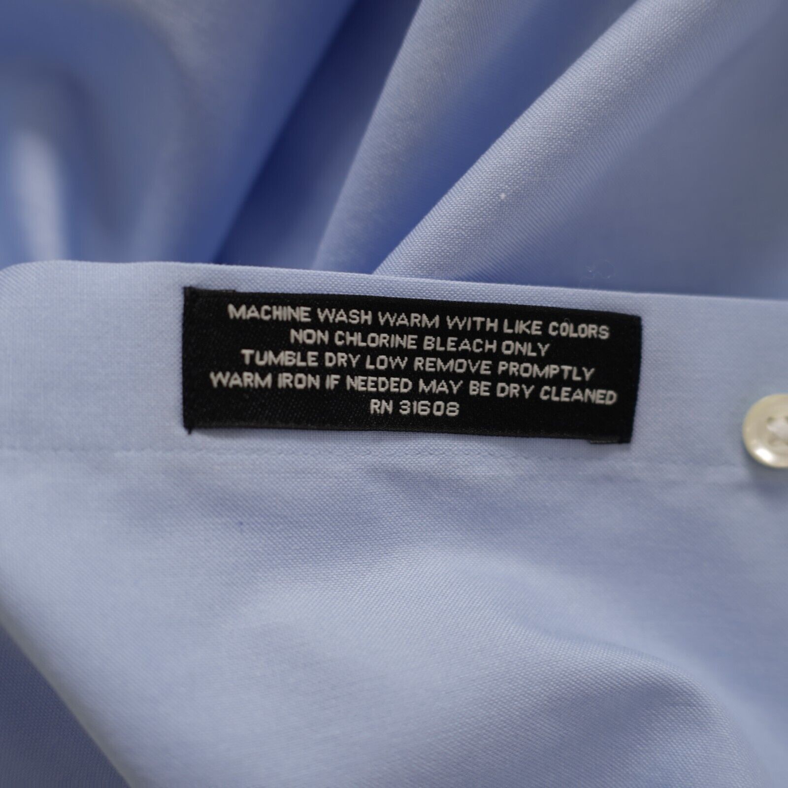 Jos. A. Bank Jos A Bank Traveler's Tailored Fit Blue 15 / 34 Pocket Colla Size US S / EU 44-46 / 1 - 10 Thumbnail