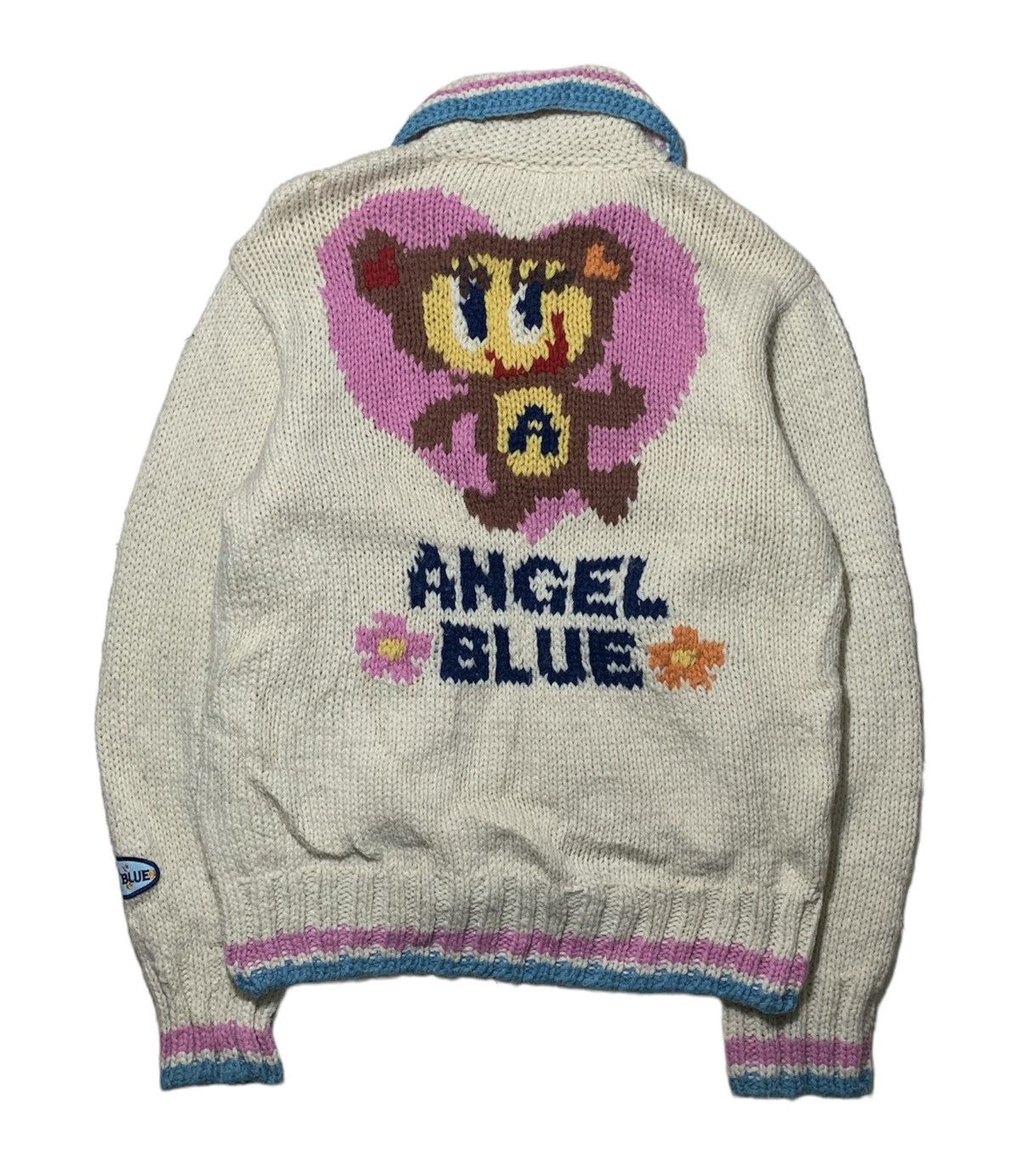 Angel Blue Y2k Angel Blue Angels Cute knitwear jacket Size L / US 10 / IT 46 - 4 Thumbnail