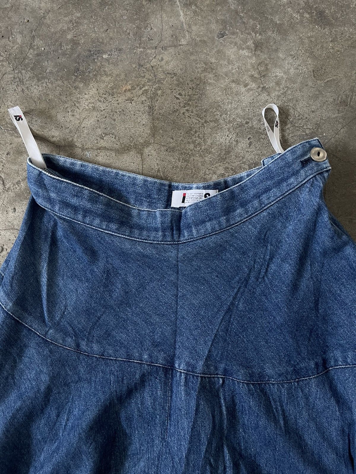 Issey Miyake Issey Miyake Denim Skirt Panel Seam Size 24" / US 00 / IT 34 - 5 Thumbnail