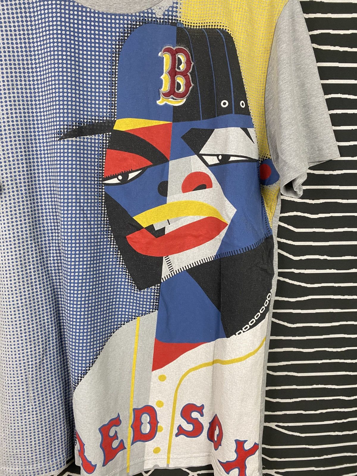 MLB MLB Boston Red Sox Graphic Art Unique Abstract Streetwear T Size US L / EU 52-54 / 3 - 9 Thumbnail