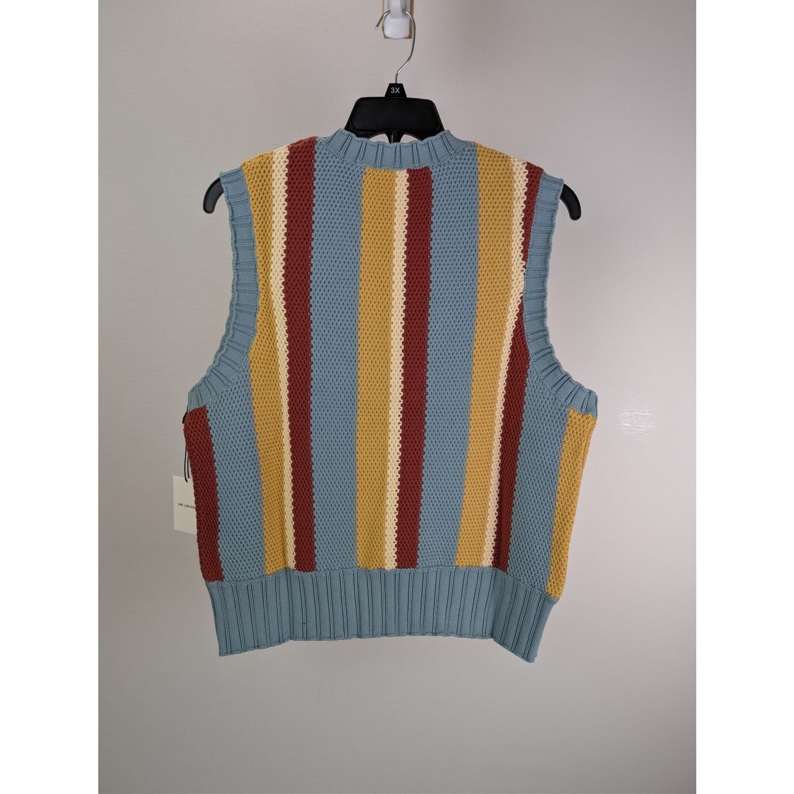 Aime Leon Dore o1rshd1 Collegaite Striped Vest in Tourmaline Size US L / EU 52-54 / 3 - 9 Thumbnail