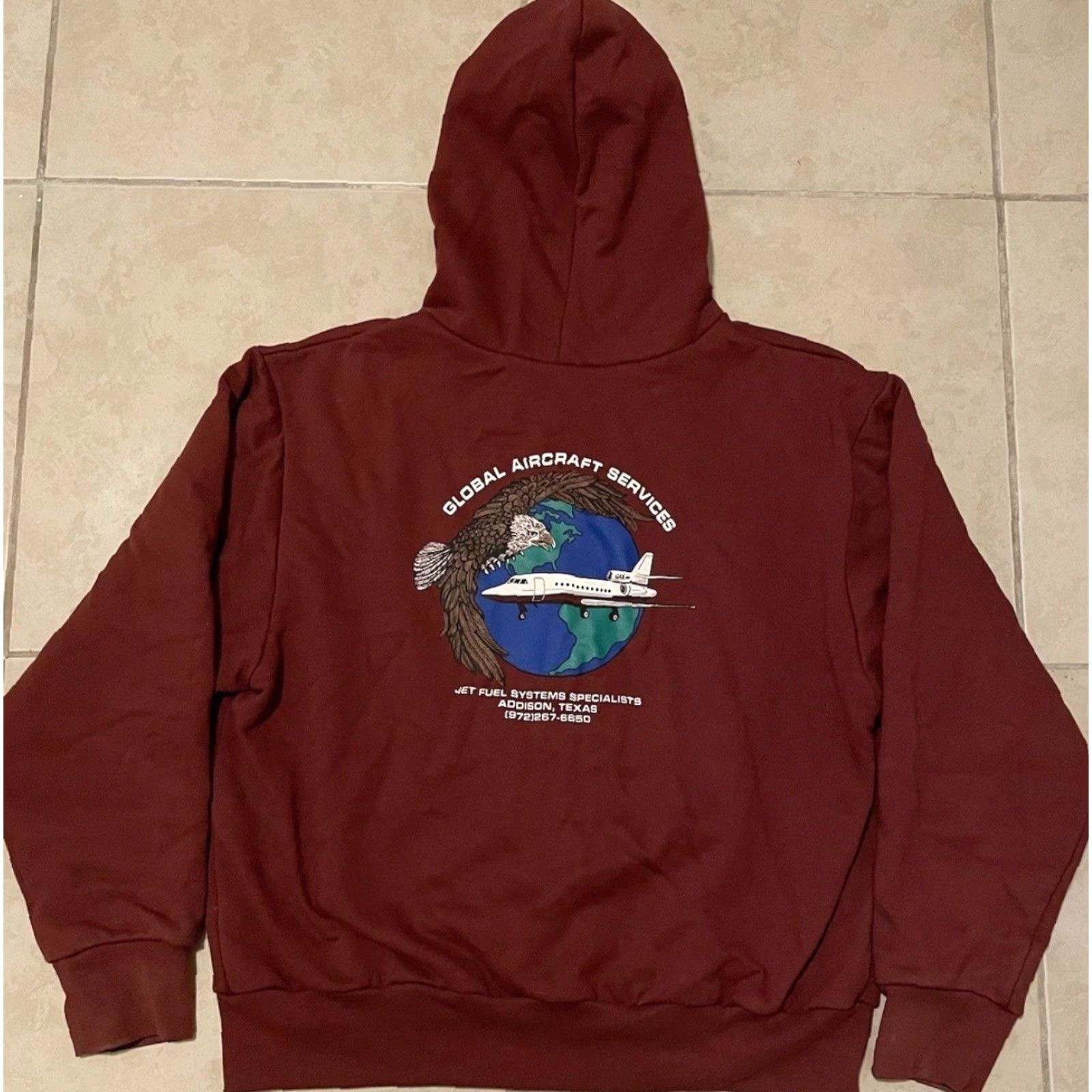 Vintage VINTAGE Camber 90s Faded Waffle Lined Thermal Zip Hoodie XL Red USA Trucker Grunge 80s Shirt Men Mens Size US XL / EU 56 / 4 - 2 Thumbnail