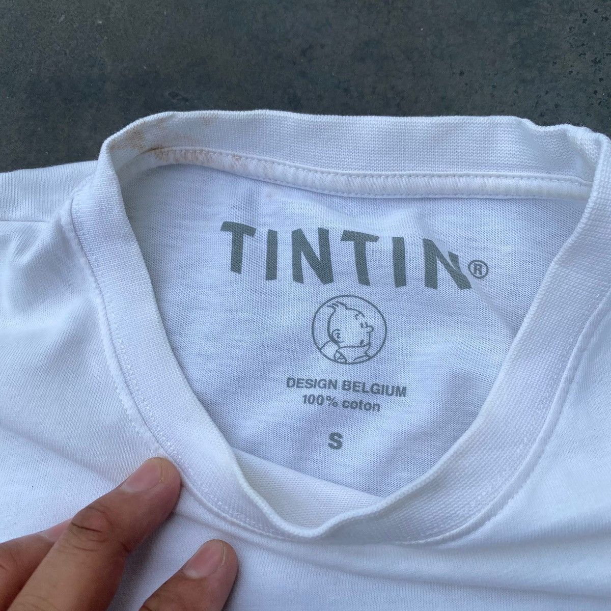 Vintage RARE ‼️ The Adventures of Tintin Size US S / EU 44-46 / 1 - 3 Thumbnail