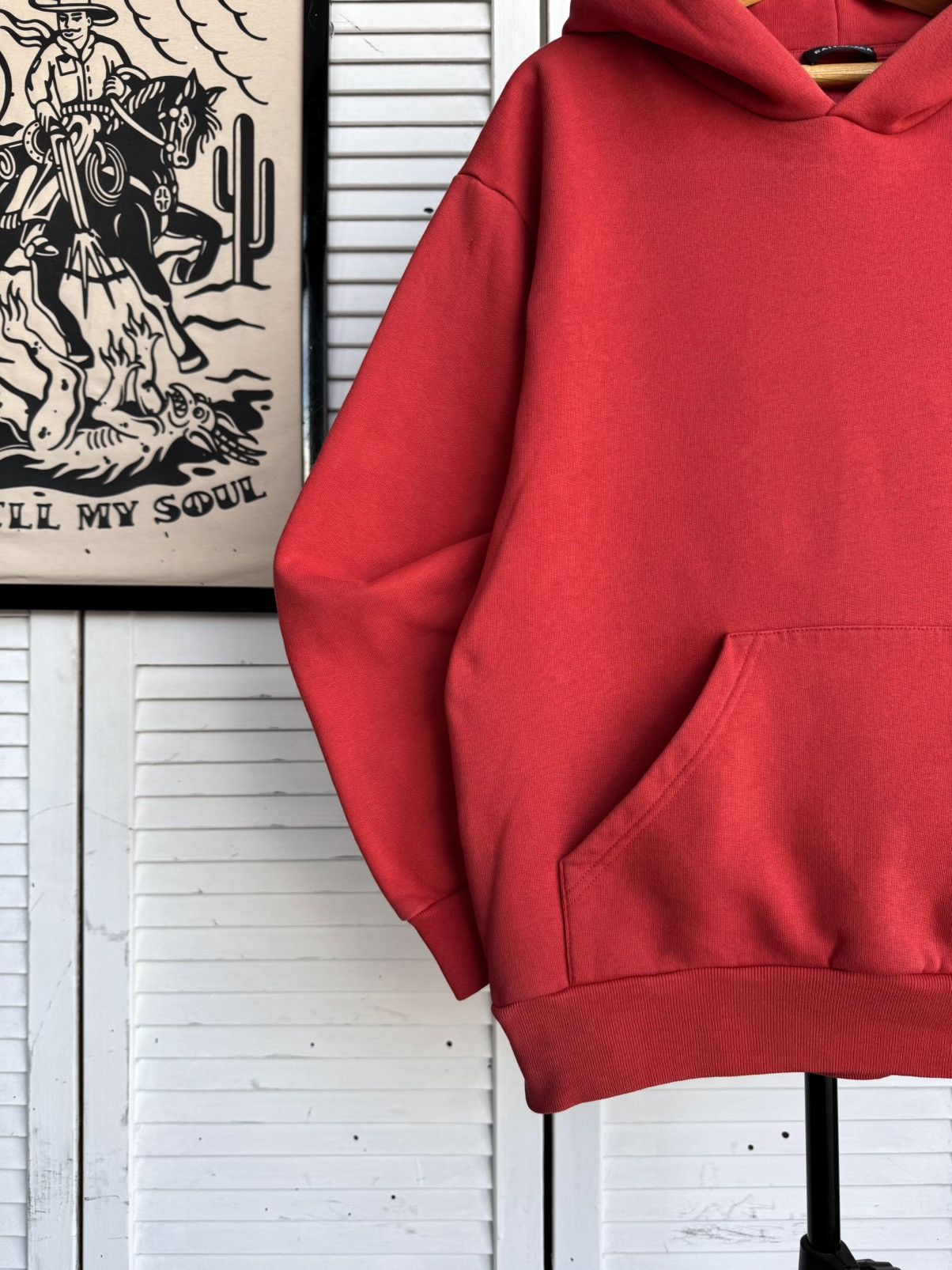 Balenciaga Balenciaga Campaign Wave Logo Pullover Hoodie Red Authentic Size US XXS / EU 40 - 3 Thumbnail