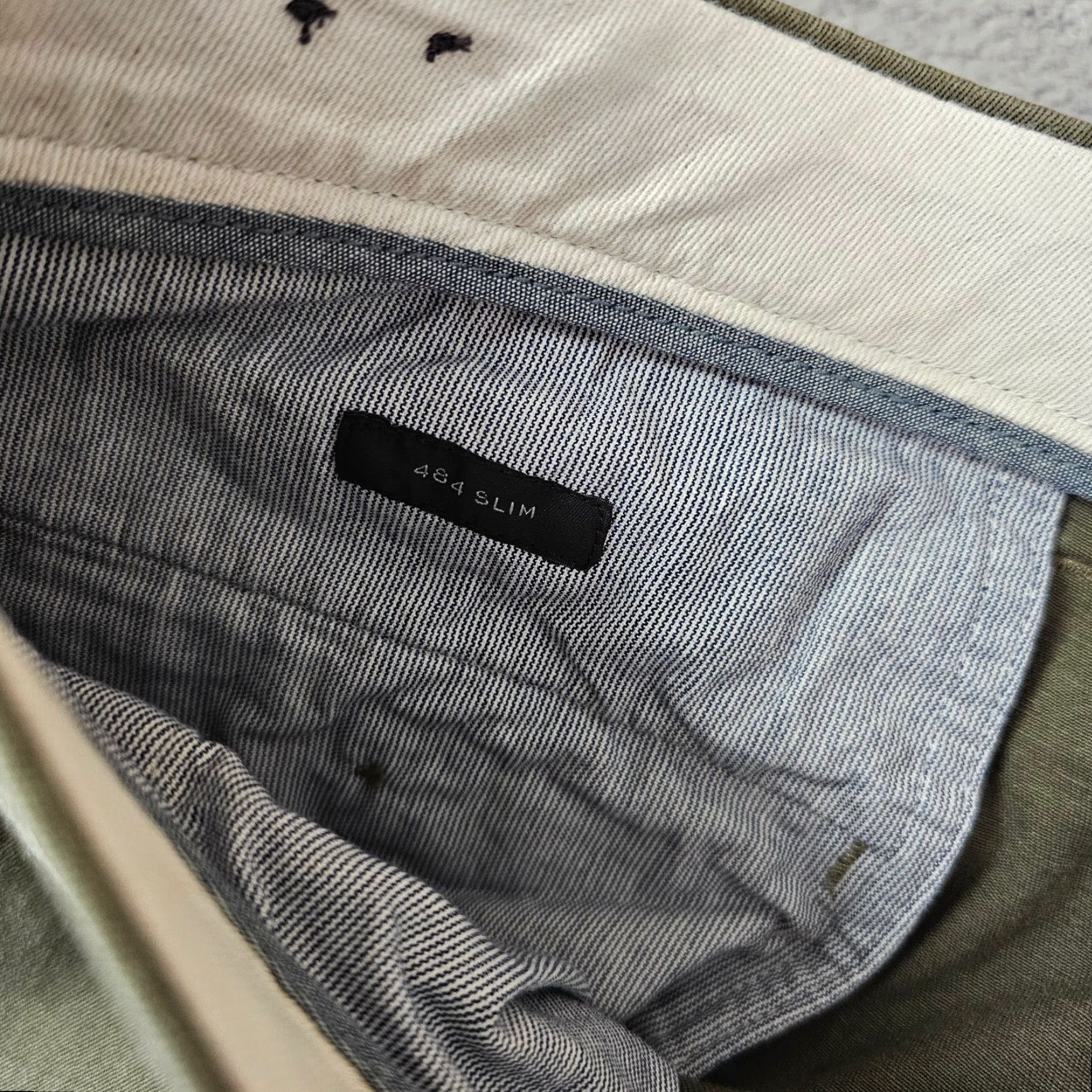 J.Crew J.CREW 484 Slim Straight Stretch Chino Pants Mens 32x32 Green Cotton Blend Front Flat Closure Button Zip Casual Preppy 32 Regular Men’s Green Pants Size US 32 / EU 48 - 4 Thumbnail
