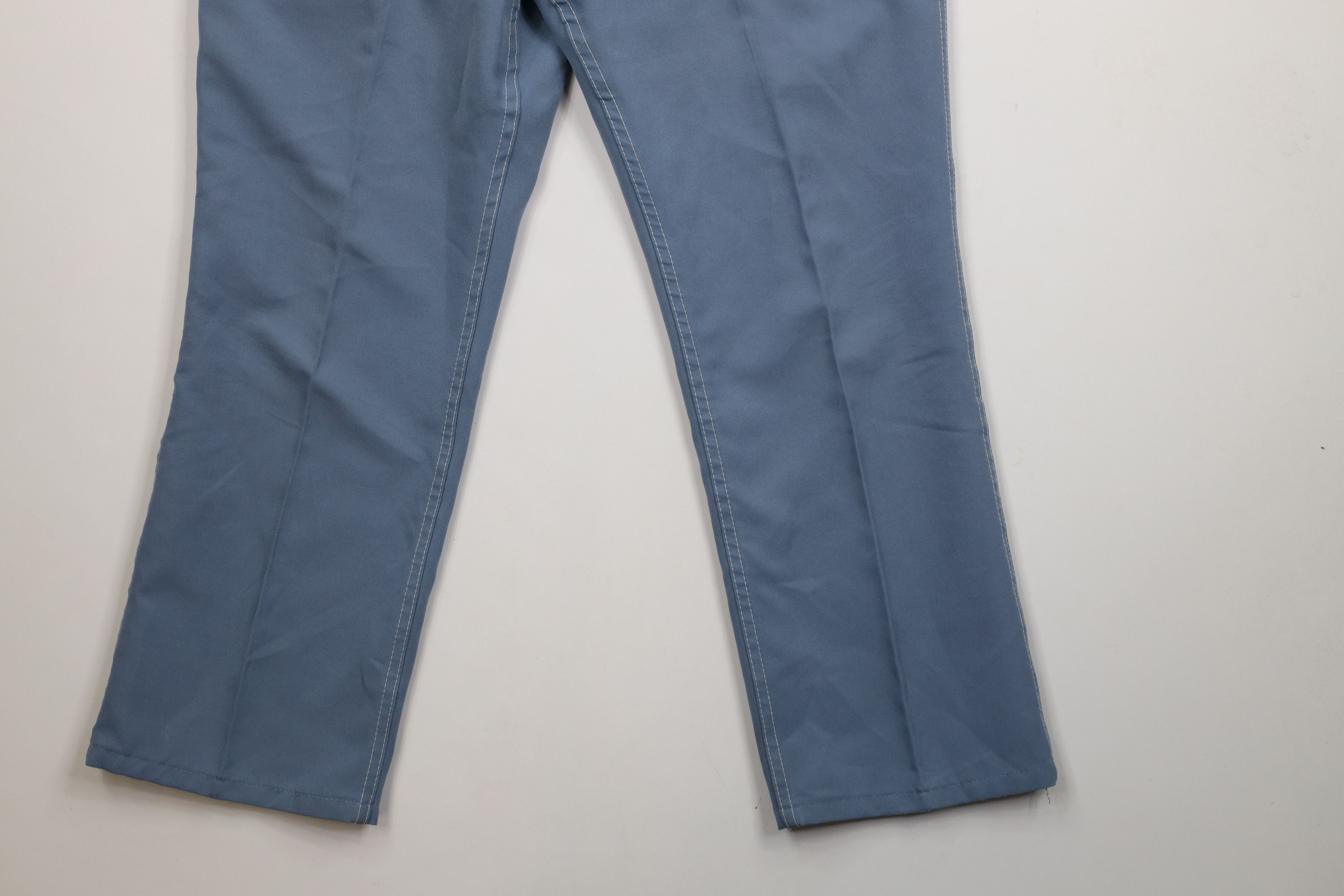Vintage Vintage 70s Streetwear Knit Flared Wide Leg Chino Pants USA Size US 36 / EU 52 - 4 Thumbnail