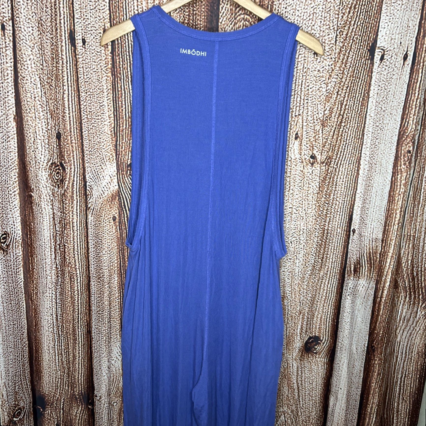 Vintage Imbodhi HANA JUMPSUIT 2.0 RIBBED Indigo Womens XL Jumpsuit Ribbed Blue XL Womens Size 40" / US 18 - 4 Thumbnail