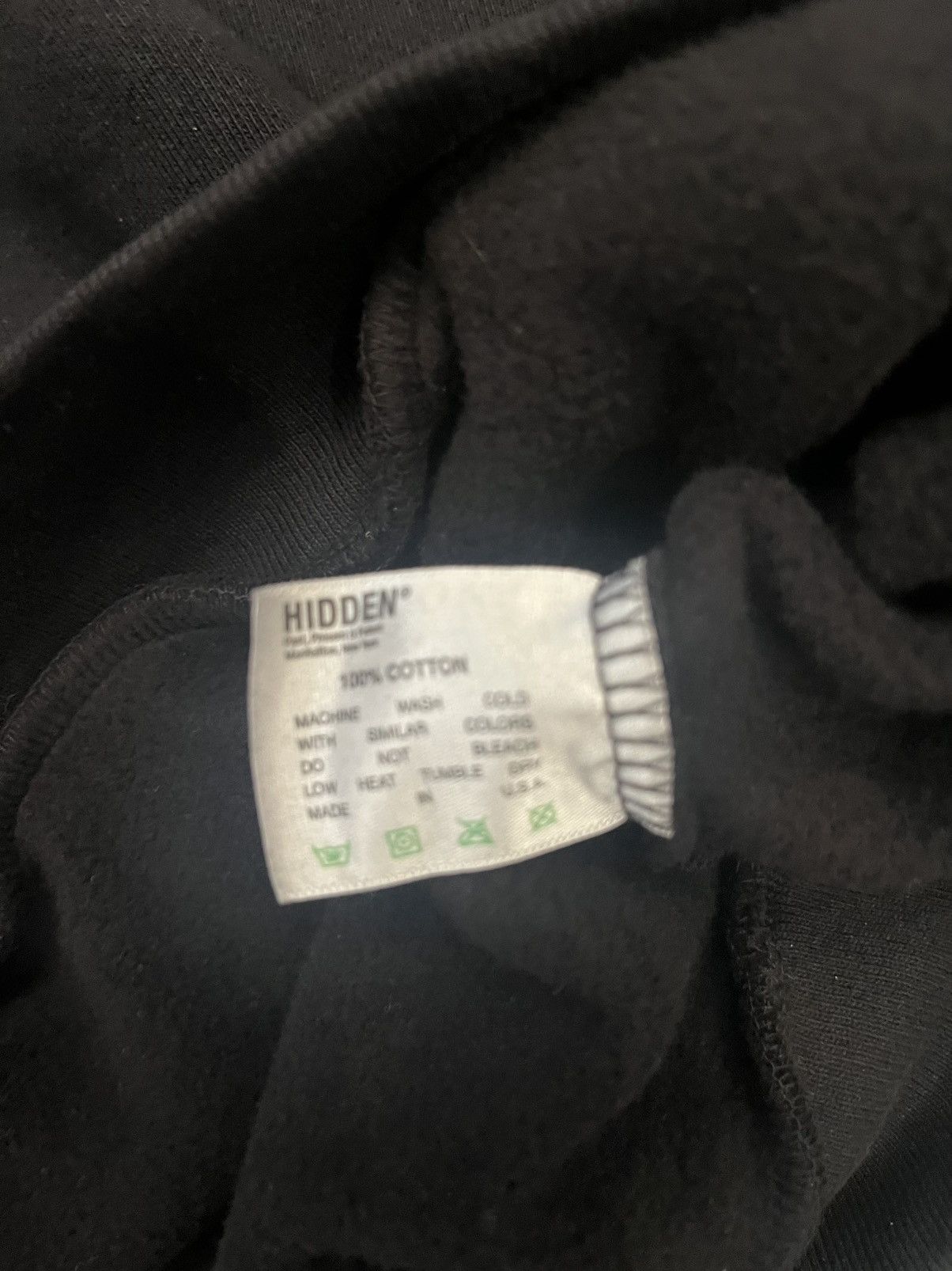 HIDDEN Hidden NY Past Present Future Black Hoodie XXL RARE Size US XXL / EU 58 / 5 - 6 Thumbnail