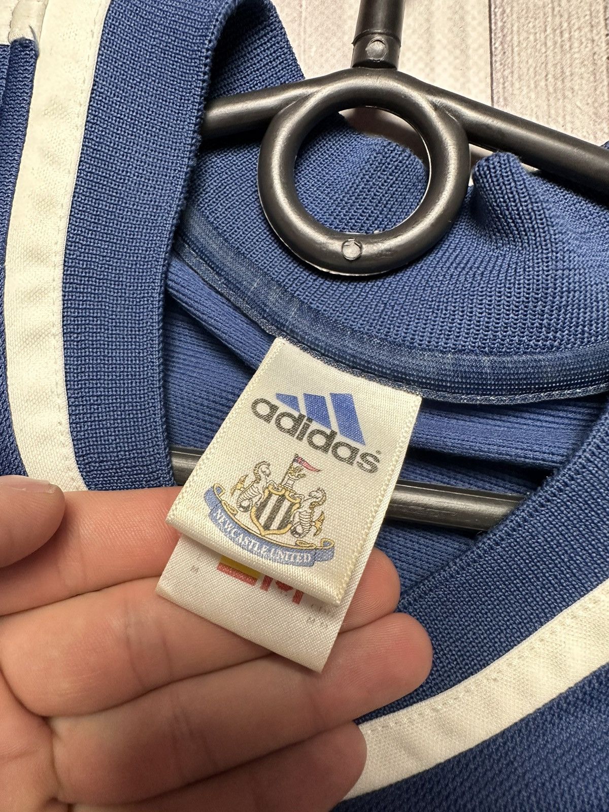 Adidas × Vintage Vintage New Castle United soccer jersey adidas blue away M Size US M / EU 48-50 / 2 - 5 Thumbnail