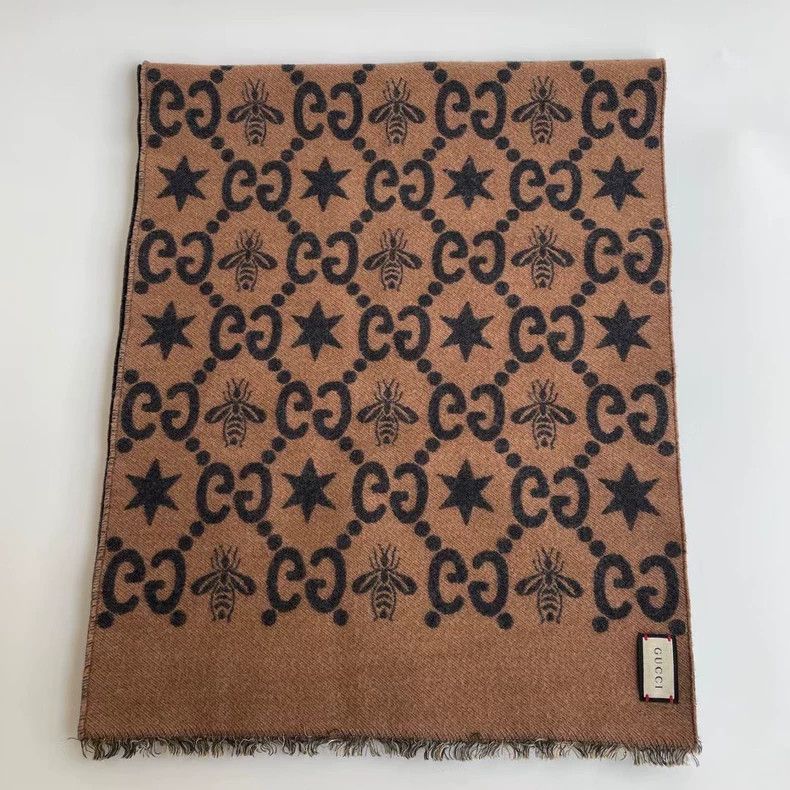Gucci Gucci Men's and women's same style double G bee star wool c Size ONE SIZE - 2 Thumbnail