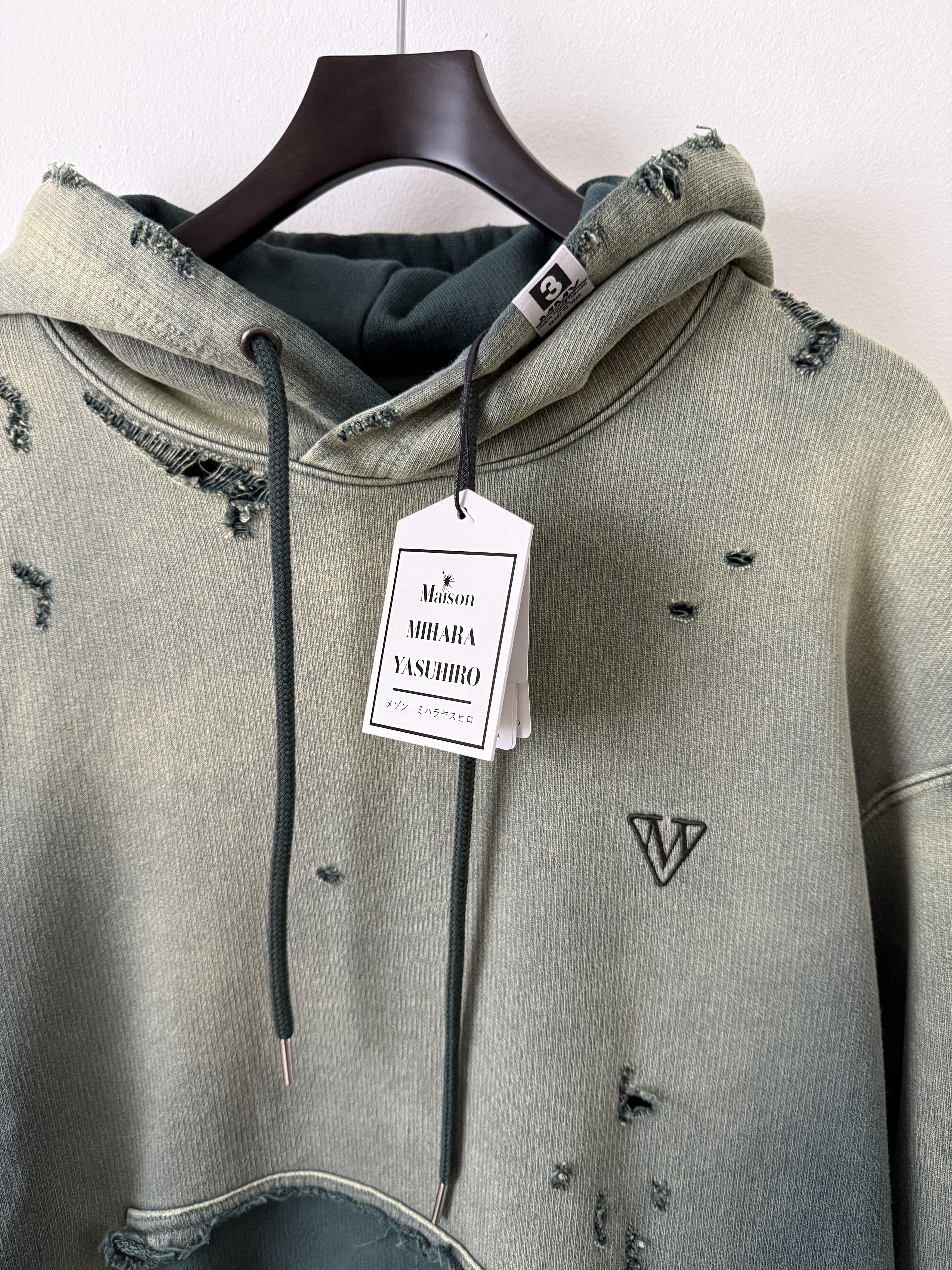 Maison MIHARA YASUHIRO Sun Faded Distressed Pullover Hoodie Size US S / EU 44-46 / 1 - 23 Thumbnail