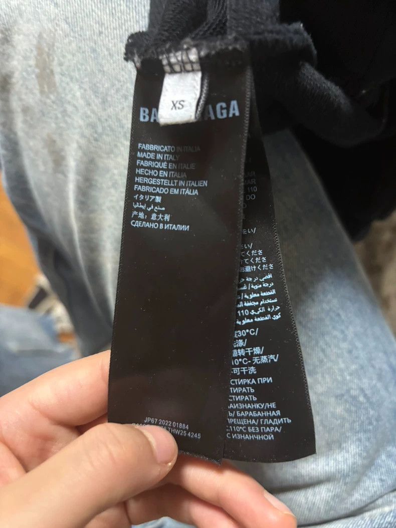 Balenciaga Balenciaga Black Hoodie Size US XS / EU 42 / 0 - 5 Thumbnail