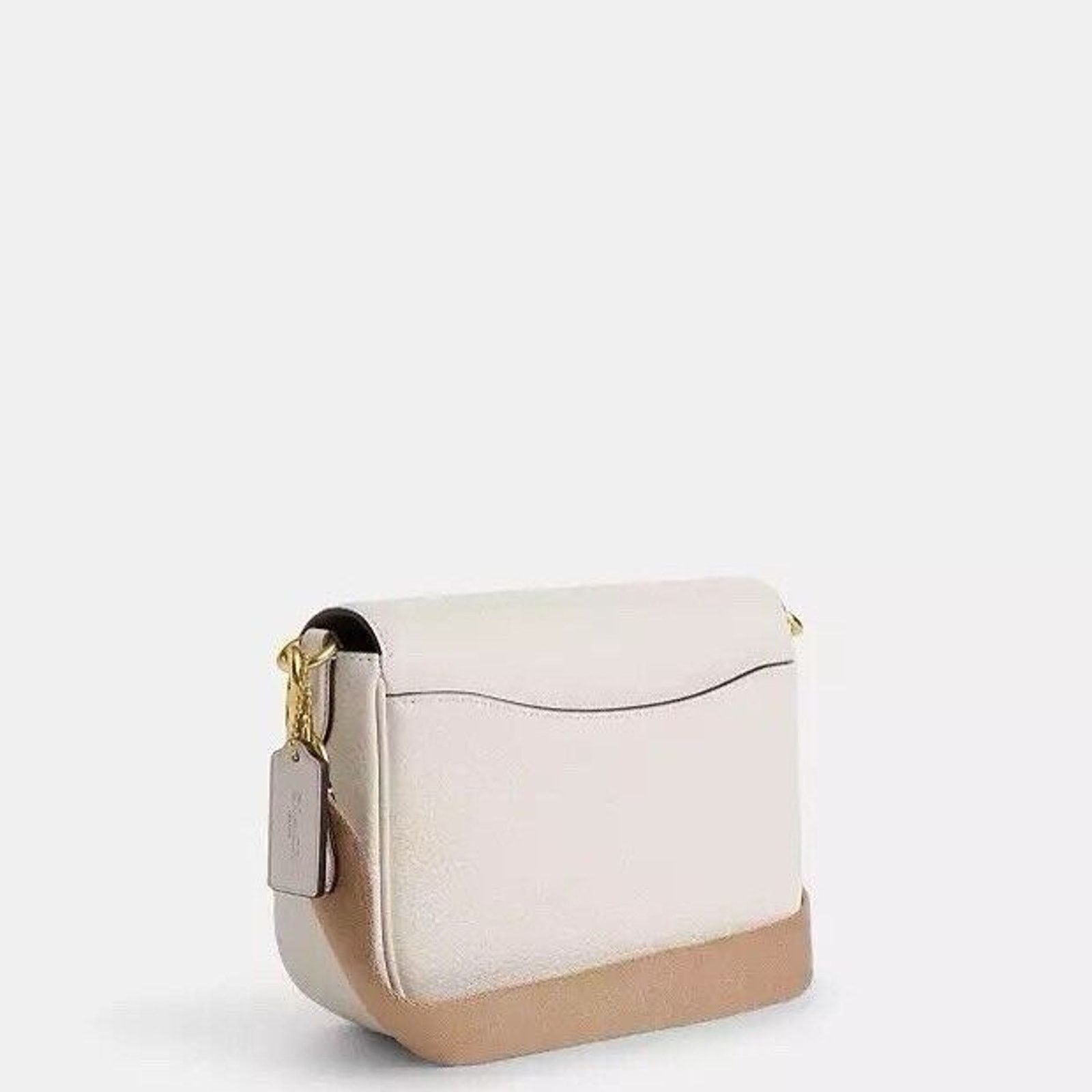 Coach NWT Coach Amelia Saddle Bag pockets Soft leather White Size ONE SIZE - 3 Thumbnail