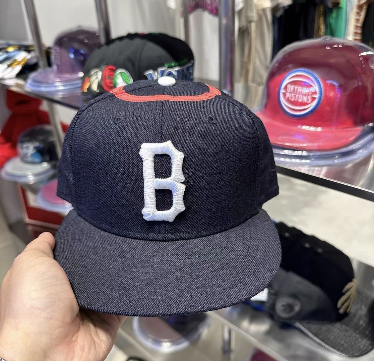 New Era New Era × Black Scale Flat Brim Baseball Cap J32 Size ONE SIZE - 1 Thumbnail