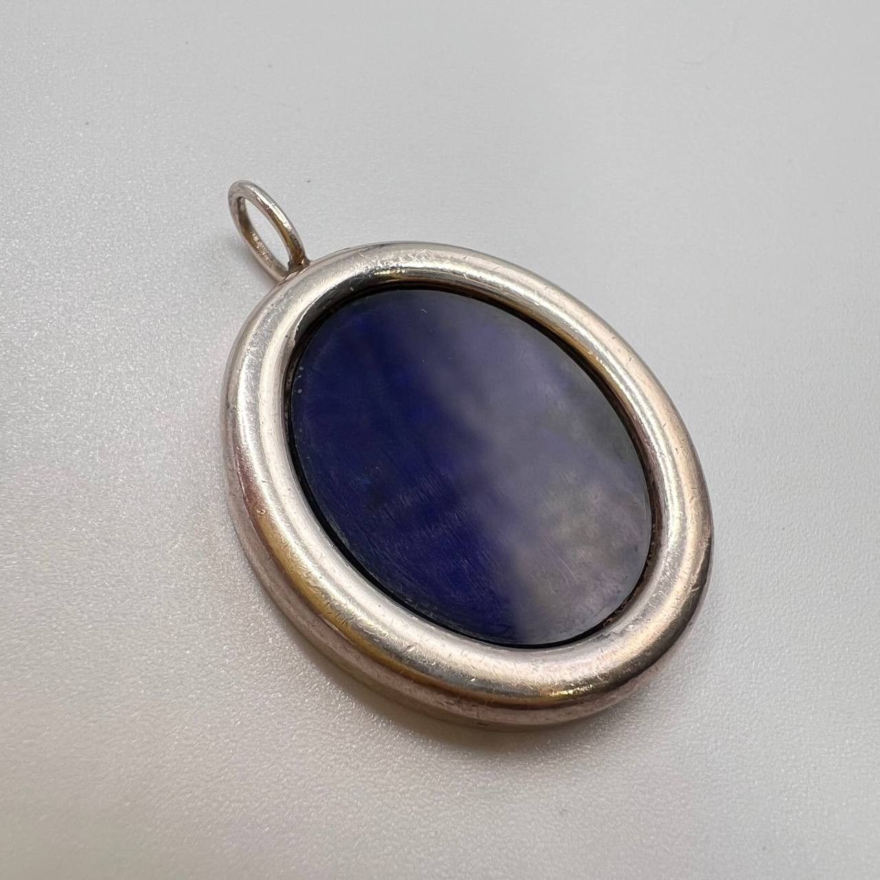 Vintage Vintage Pendant Sterling Silver 925 Fluorite Quartz Gemstone Size ONE SIZE - 7 Thumbnail