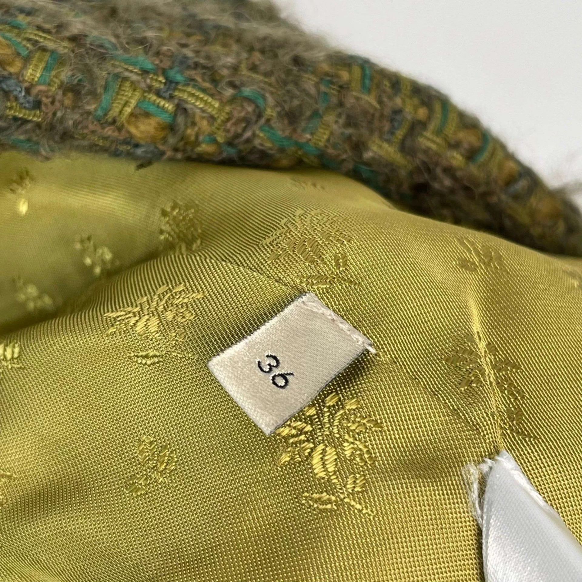 Gucci Gucci Wool Lapel Single-Breasted Tweed Jacket 36 Size XS / US 0-2 / IT 36-38 - 5 Thumbnail