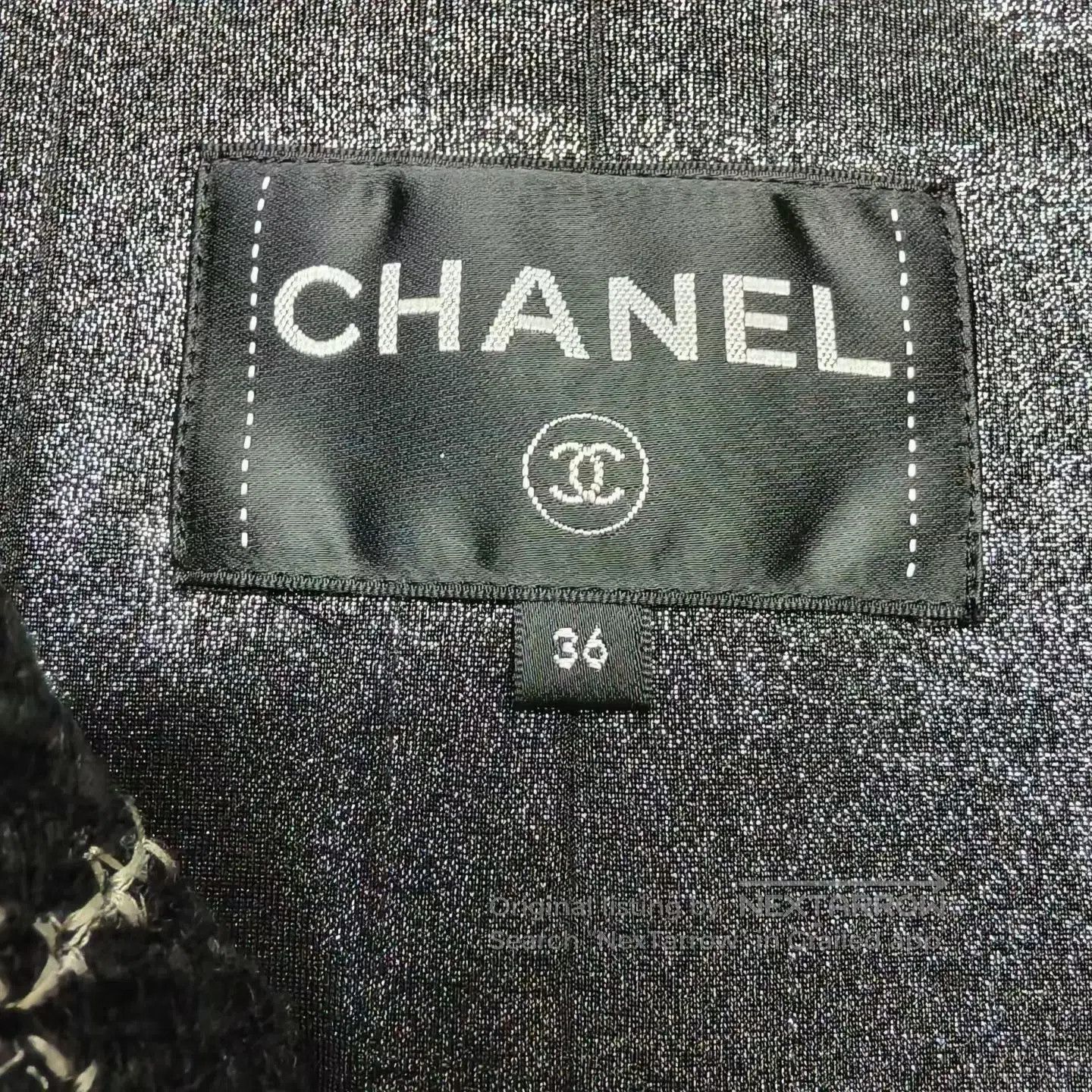 Chanel Chanel Black and White Diamond Check Tweed Long Coat| Size XS / US 0-2 / IT 36-38 - 3 Thumbnail