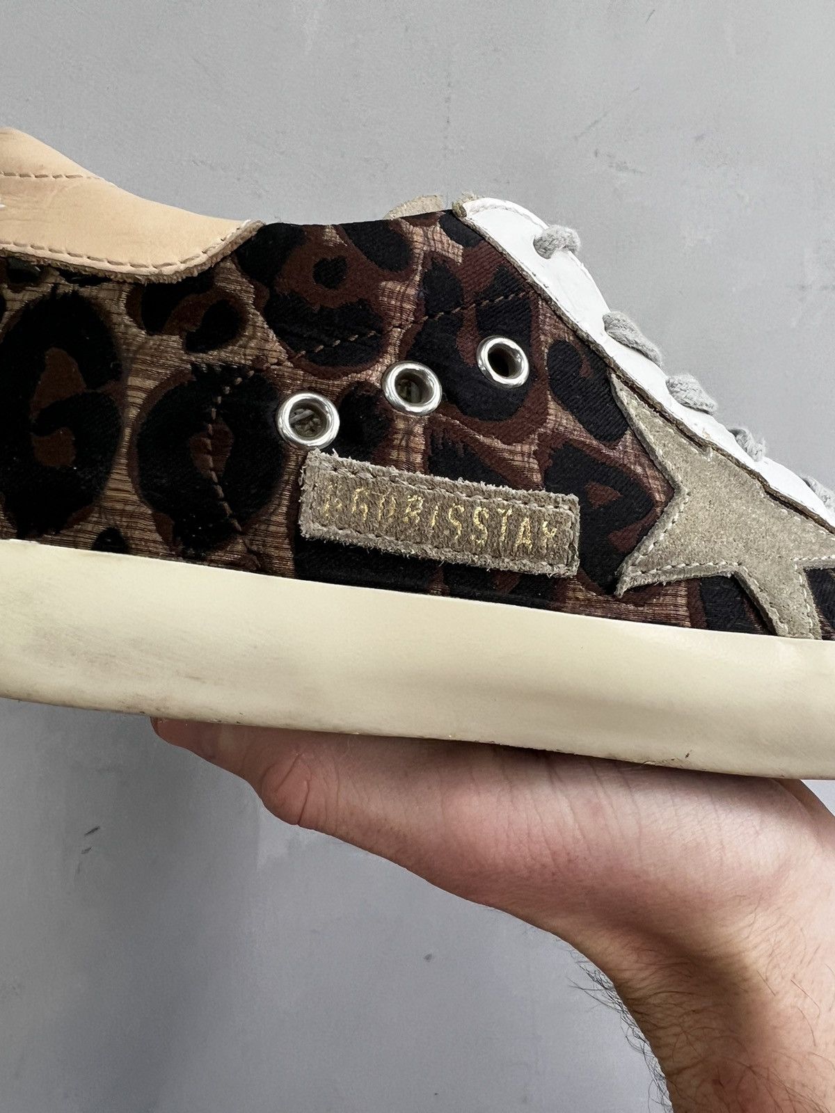 Golden Goose LUXURY GOLDEN GOOSE SUPER STAR LEOPARD PRINT LEATHER SHOES Size US 7 / IT 37 - 3 Thumbnail