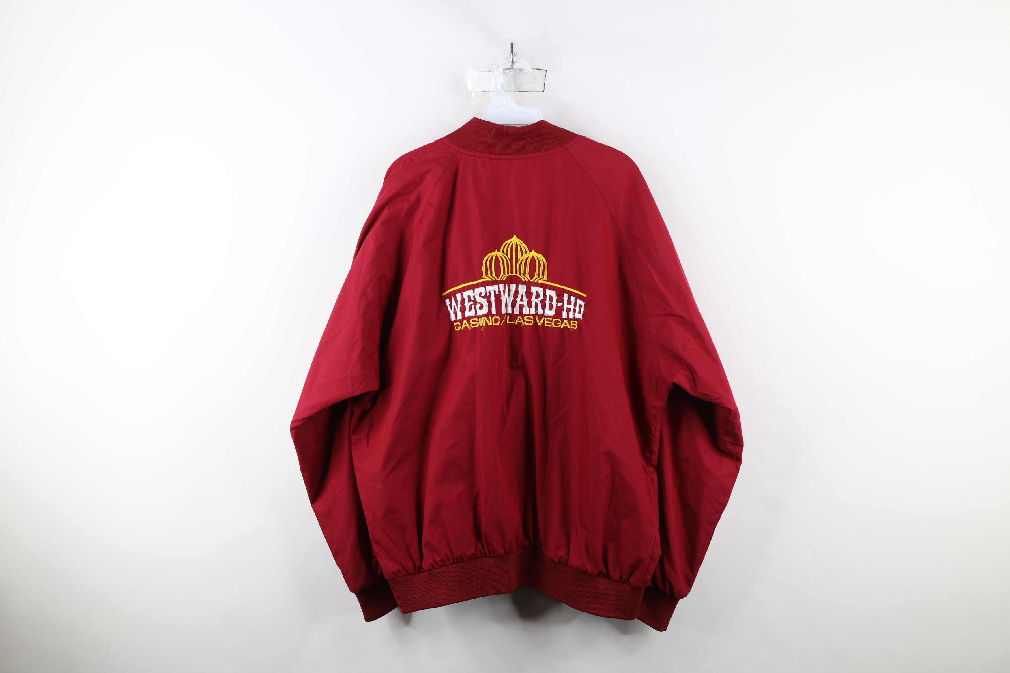 Vintage Vintage 90s Streetwear Westward Ho Casino Bomber Jacket Size US XL / EU 56 / 4 - 13 Thumbnail