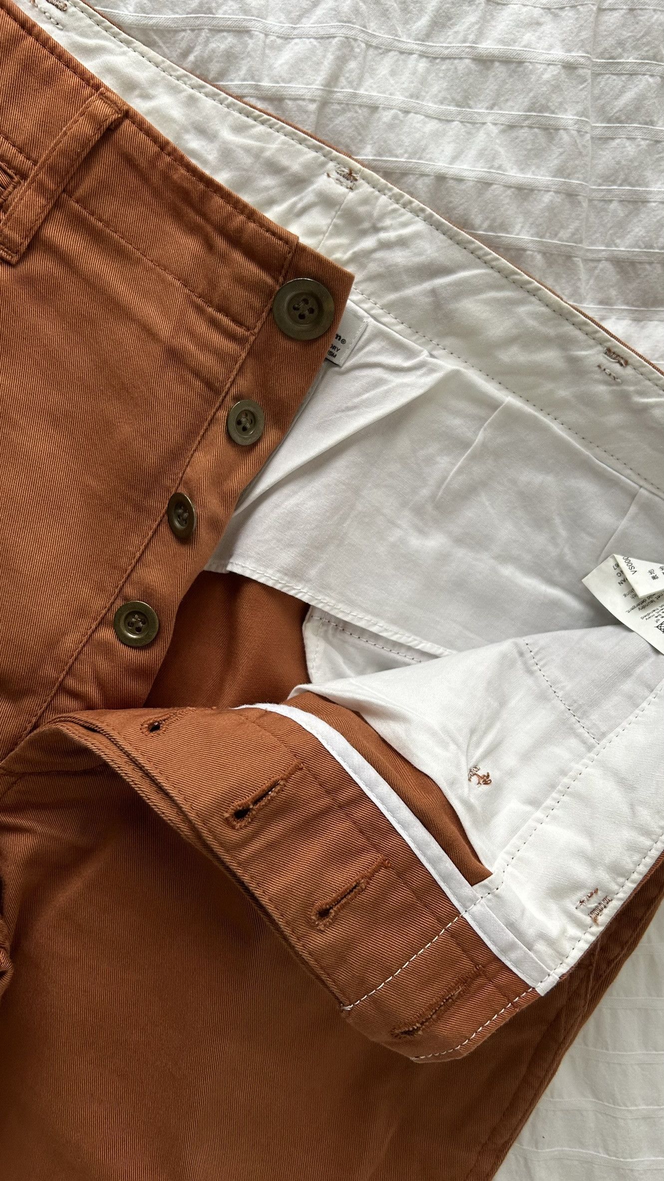 image of Visvim Ss12 . As New . Higher-Water Chino (Giza 45). Vs0001829 in Brick, Men's (Size 30)