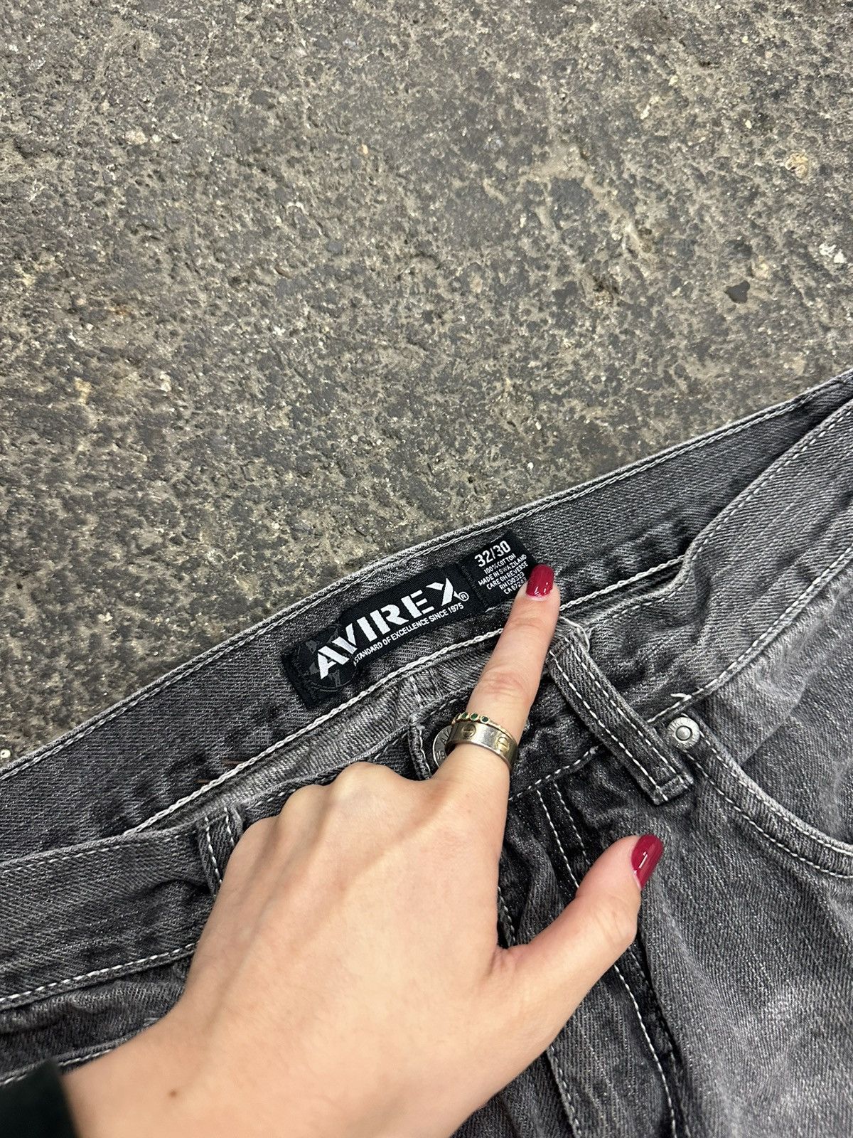 Avirex × Vintage Y2K avirex baggy jeans Size US 33 - 10 Thumbnail
