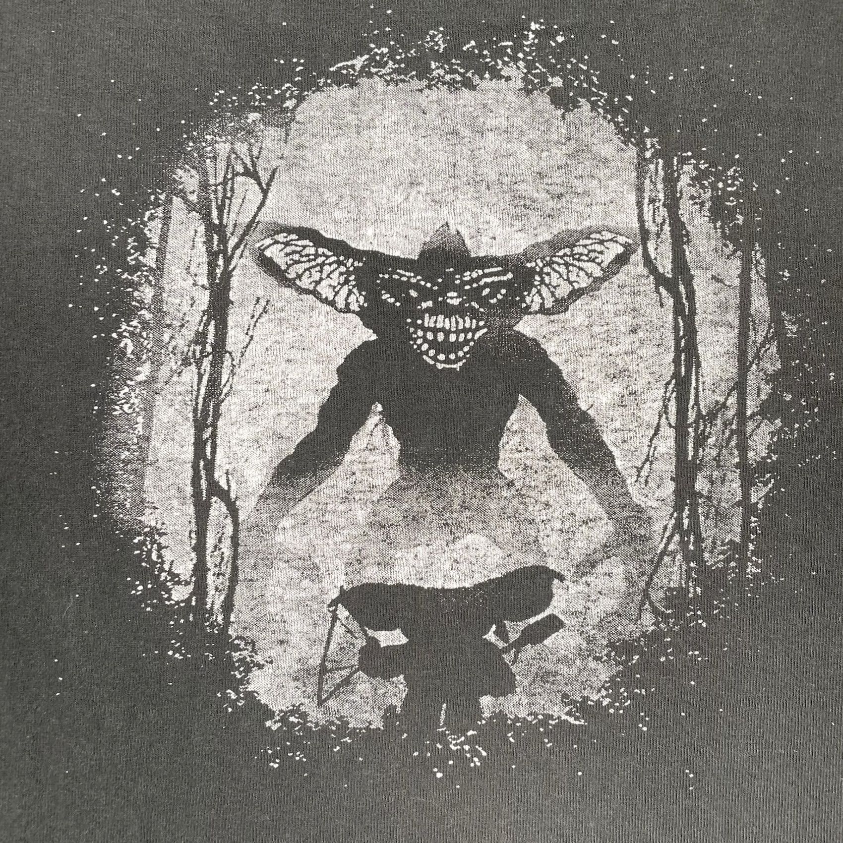 Rucking Fotten Gremlins Shirt Mens L Black Striped Graphical Jack Daniels Horror Resurreccion 90s Movie Mens Size US L / EU 52-54 / 3 - 6 Thumbnail