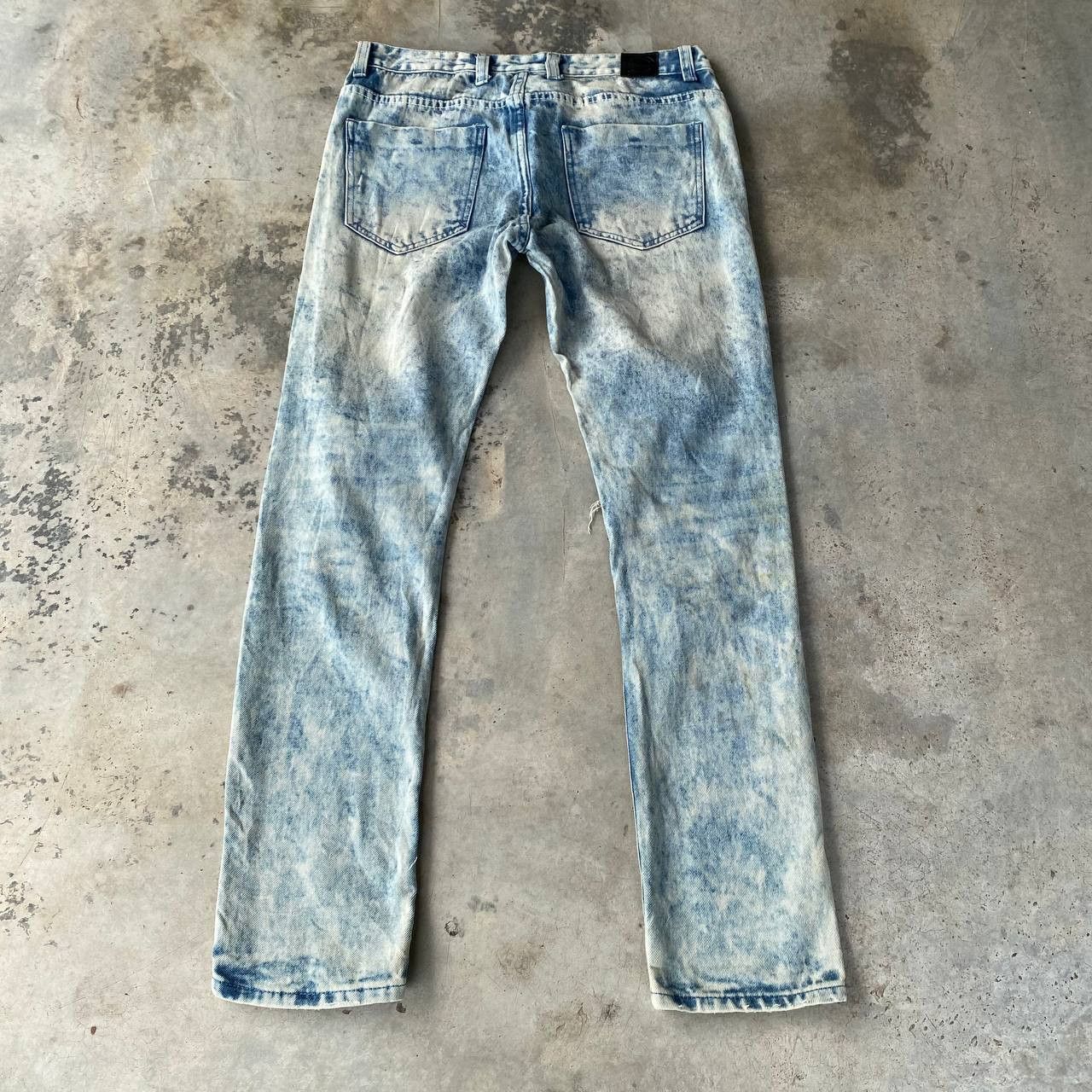 Japanese Brand Trillenation Heavy Distressed Jeans Shredded Punk Aesthetic Size US 32 / EU 48 - 9 Thumbnail
