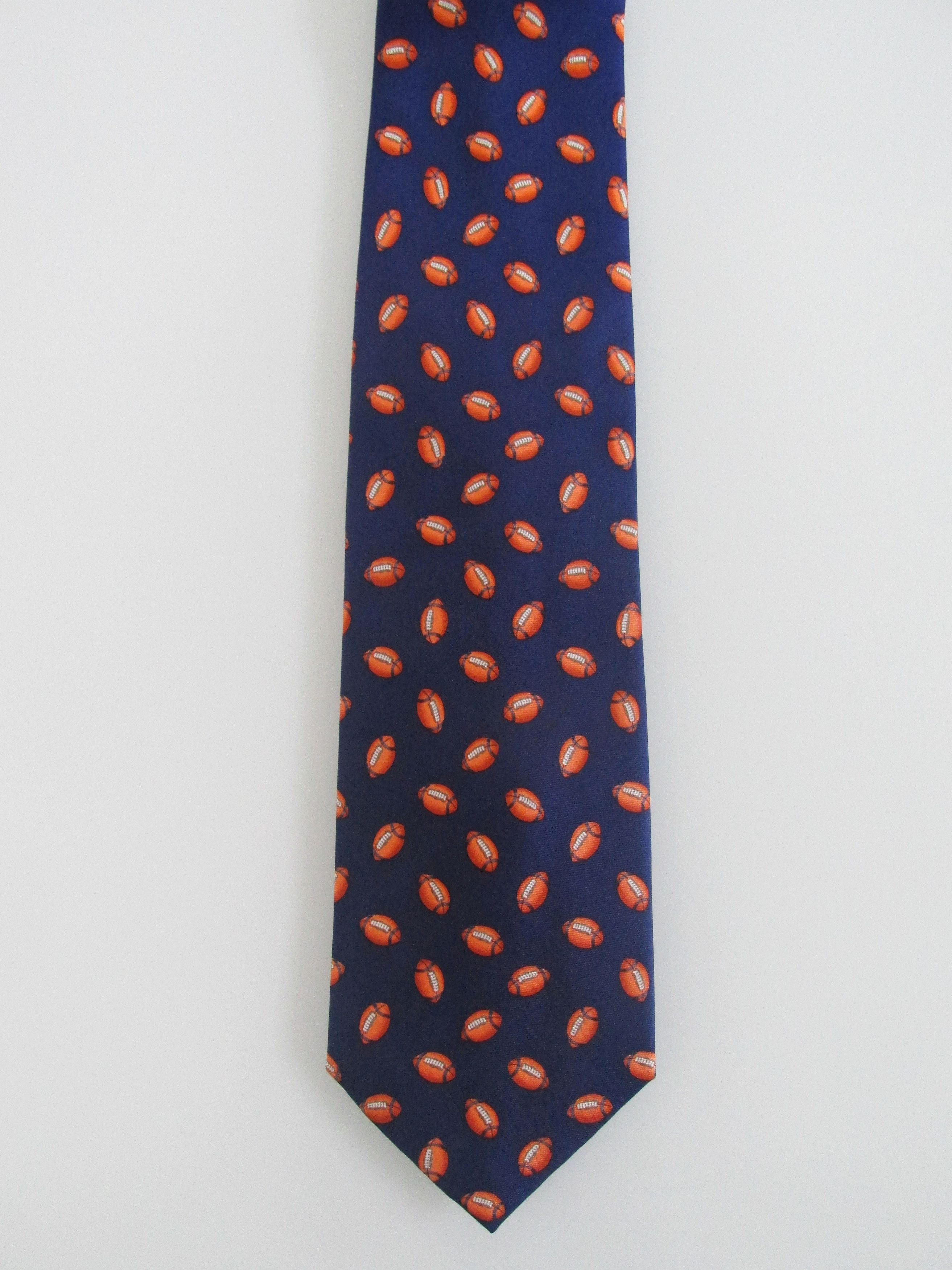 Other Alynn Football Men's Silk Tie Size ONE SIZE - 2 Thumbnail