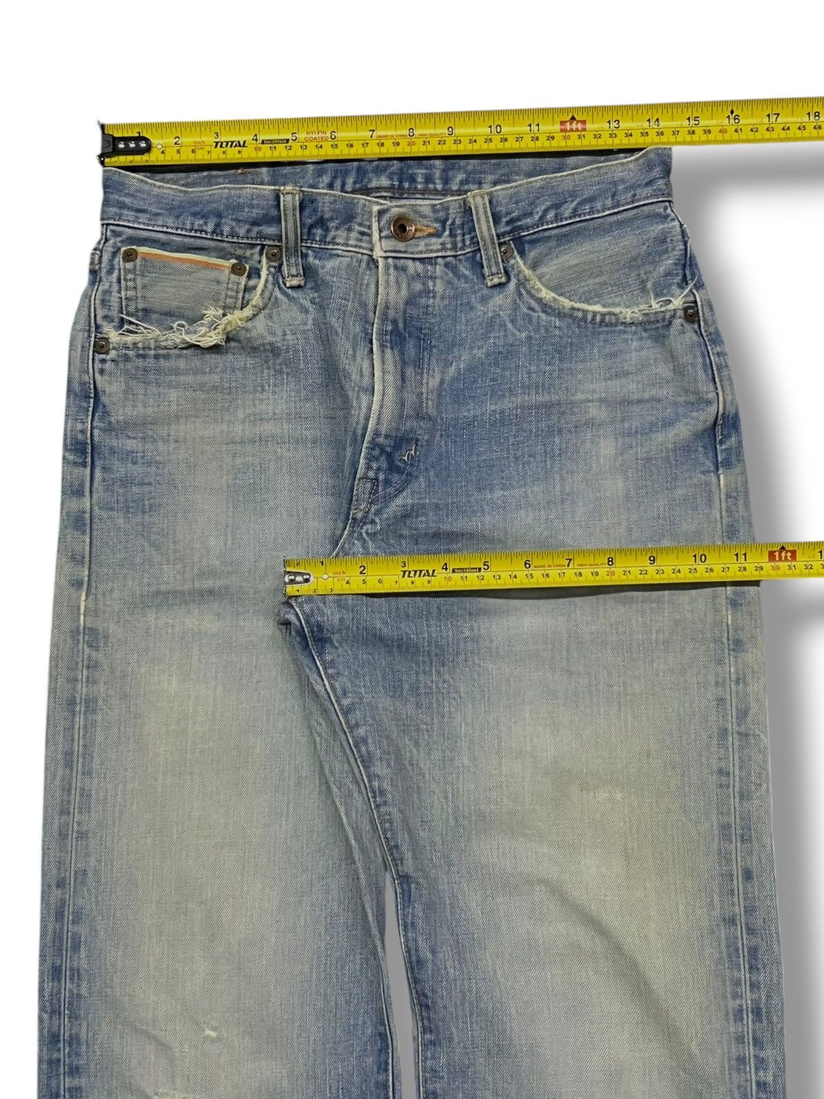 Edwin Vintage Edwin 505s Selvedge Denim Japan - Distressed Denim Size US 28 / EU 44 - 17 Thumbnail