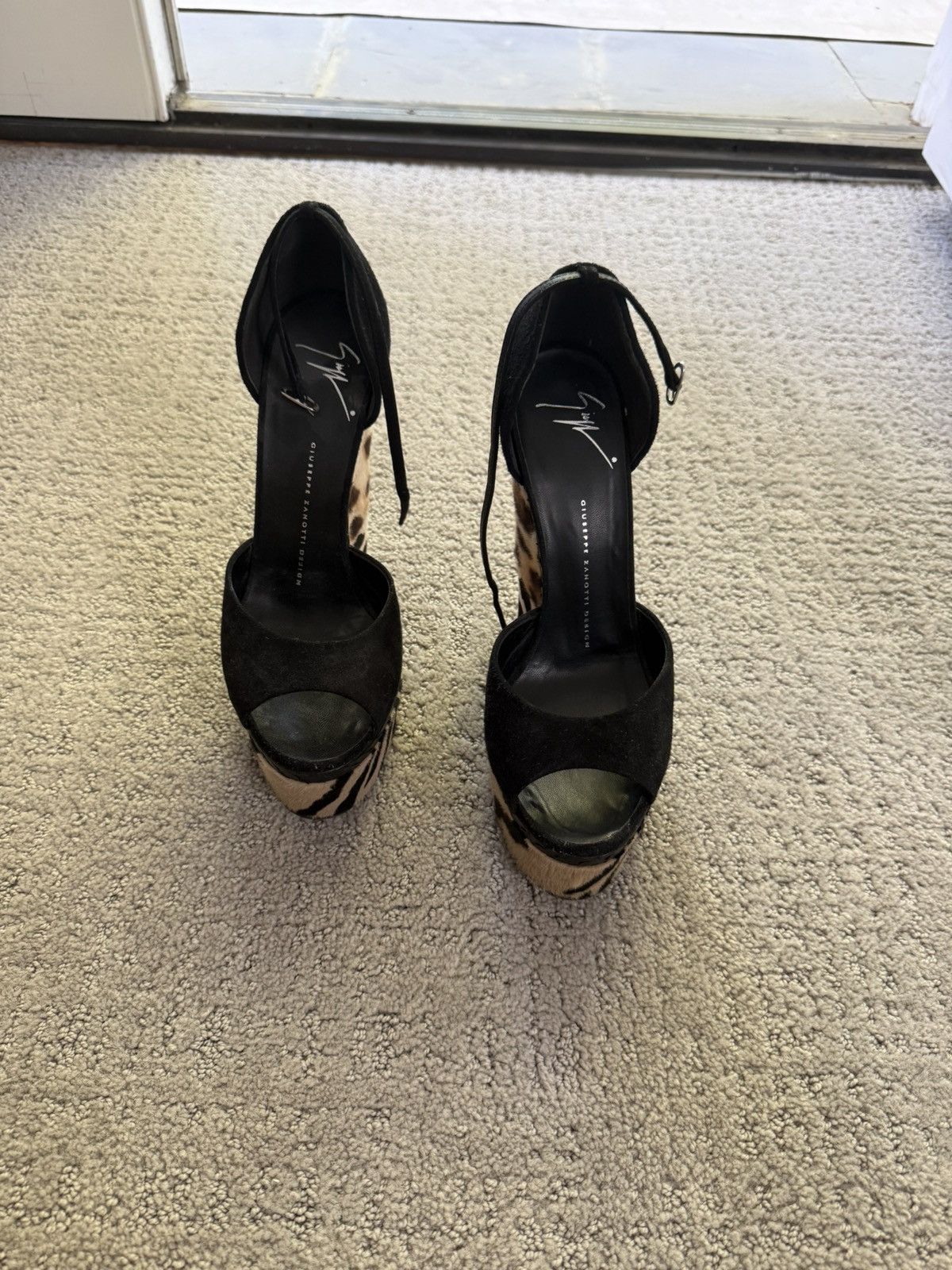 Giuseppe Zanotti Giuseppe Zanotti Leopard Platform Heels Size US 9.5 / IT 39.5 - 1 Thumbnail