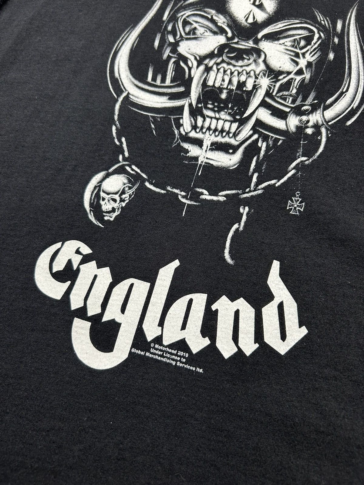 Band Tees Vintage 2010 Licensed Motorhead England Band T-Shirt Size US L / EU 52-54 / 3 - 5 Thumbnail