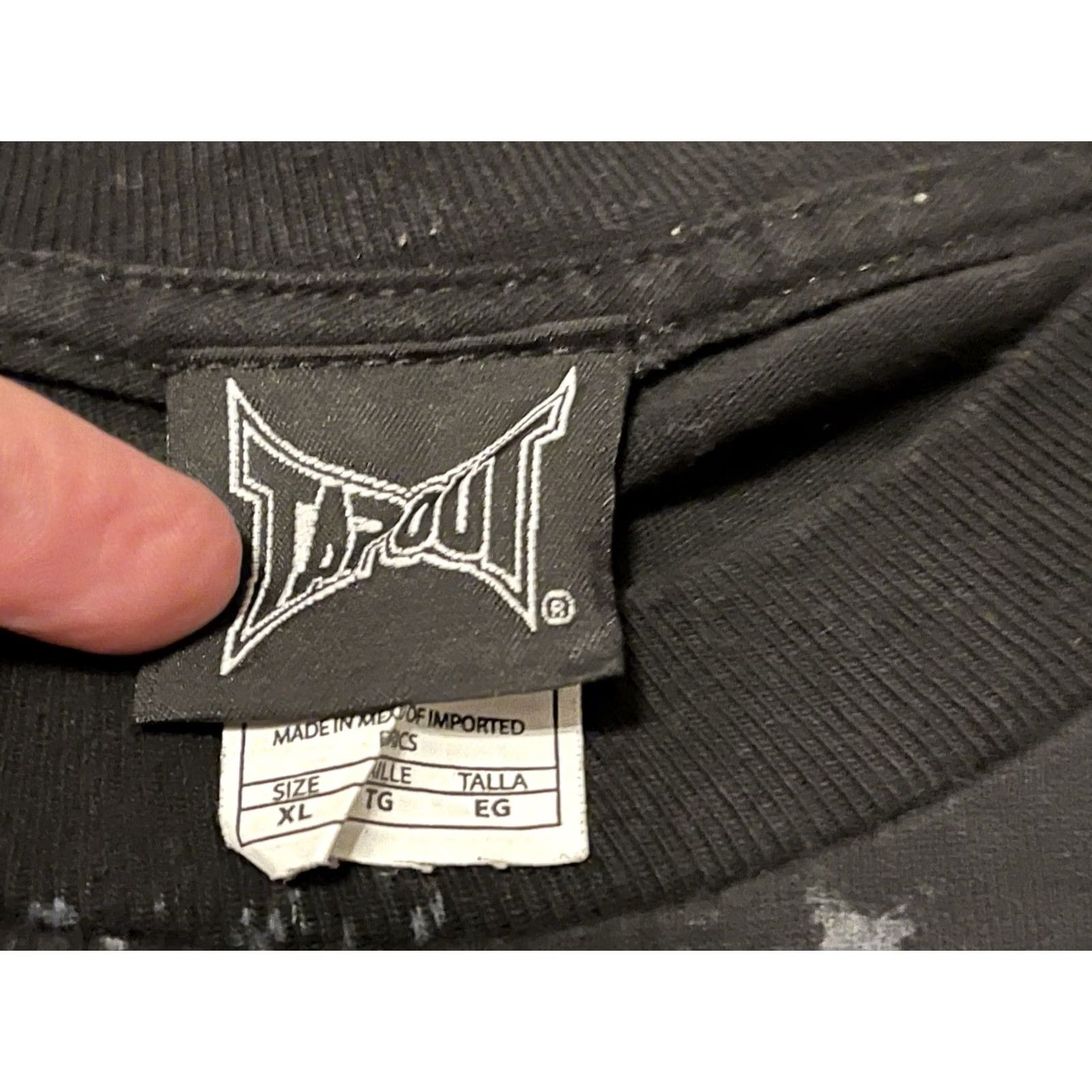 Tapout VINTAGE Tapout T-Shirt Y2K Believe Bud Light UFC MMA Dragon Black Men's XLarge Size US XL / EU 56 / 4 - 3 Thumbnail