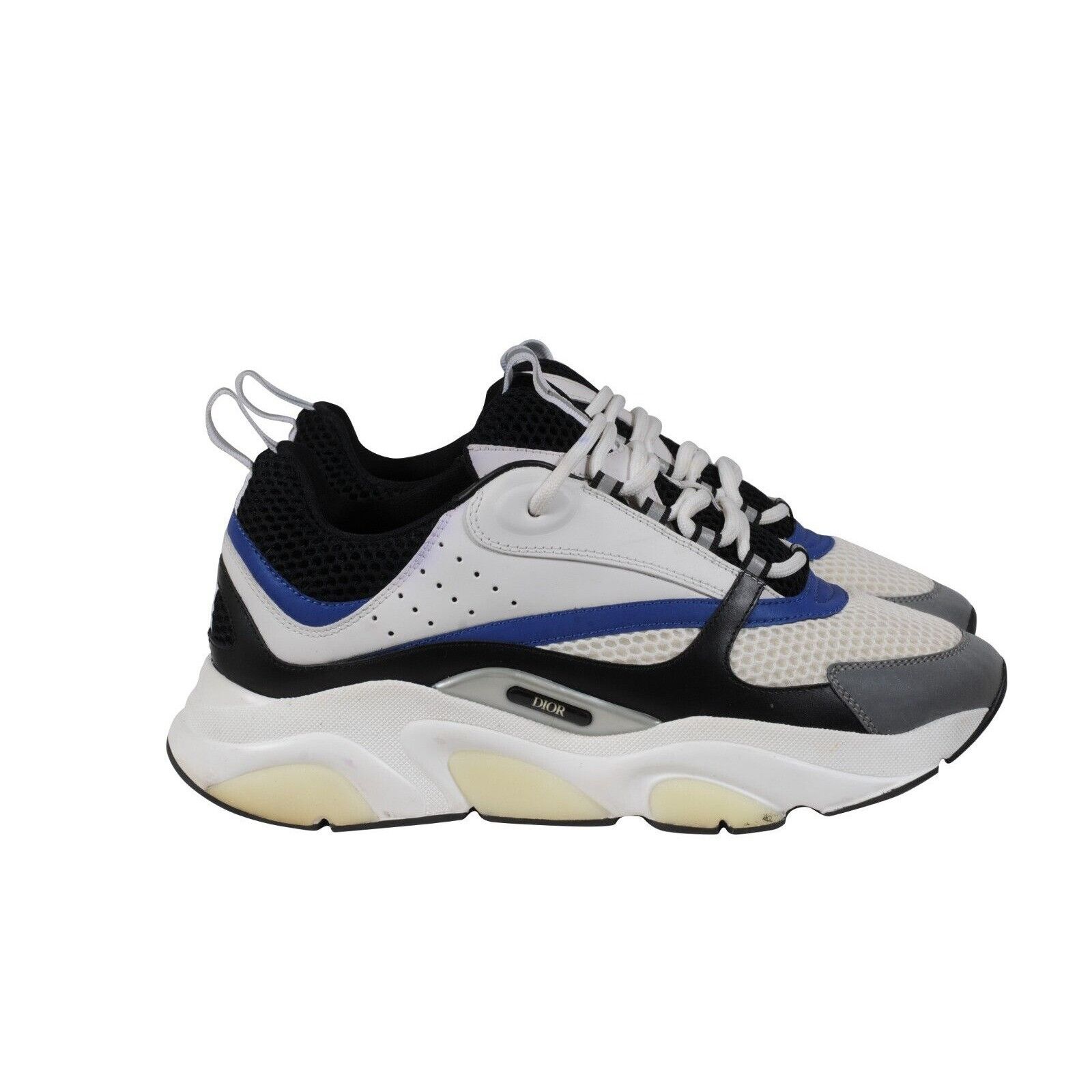 Dior B22 Sneakers White Blue Black Gray Chunky - 02094 B Size US 9 / EU 42 - 8 Thumbnail