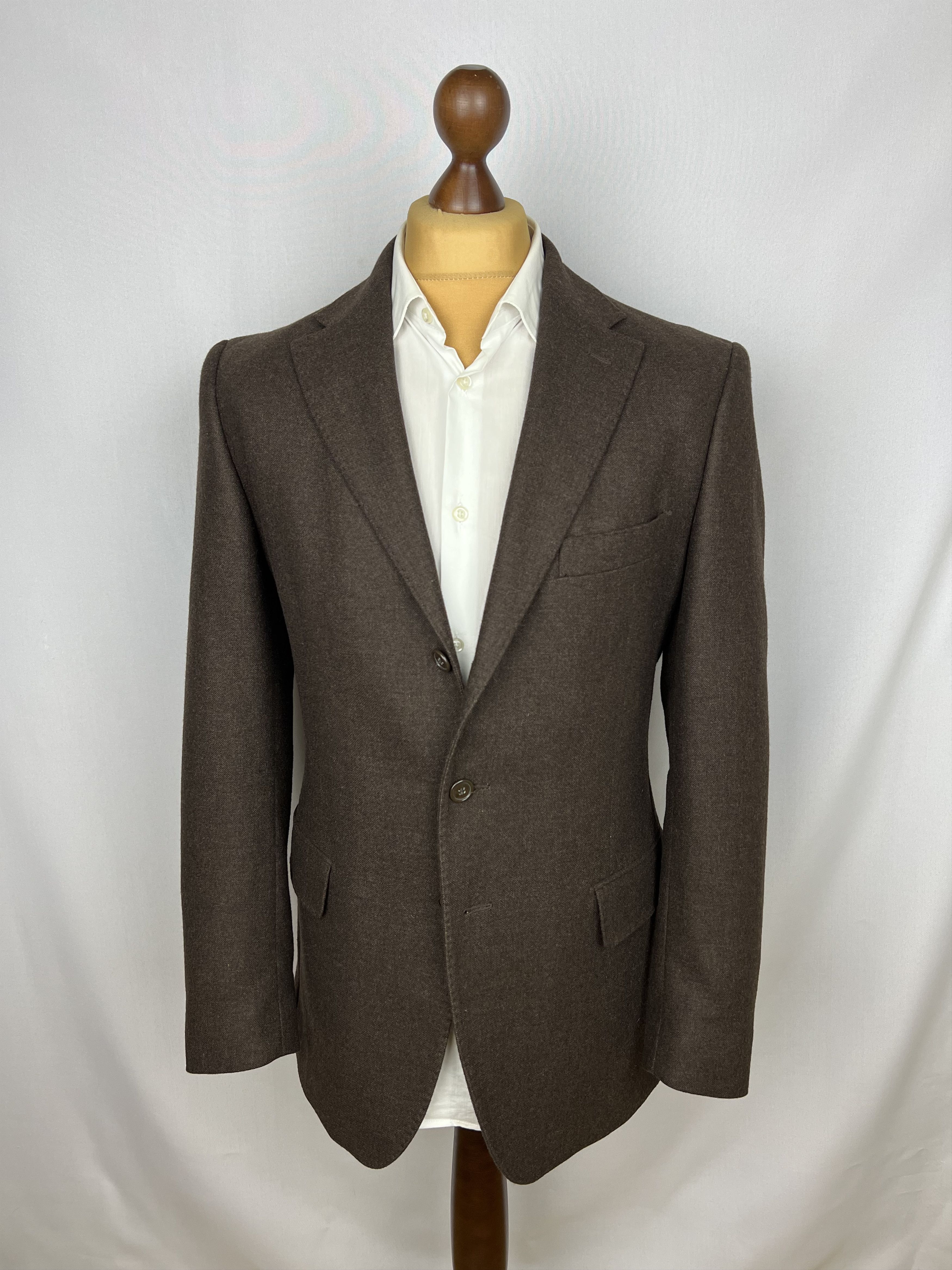 Boggi x Vitale Barberis Solid Soft Wool Half-Lined Sport Coat Size 42R - 1 Thumbnail