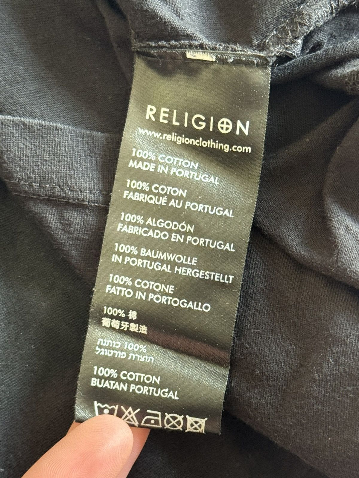 Vintage Religion M big logo Punk Emo 🖤 tee T-shirt tank Size US M / EU 48-50 / 2 - 5 Thumbnail