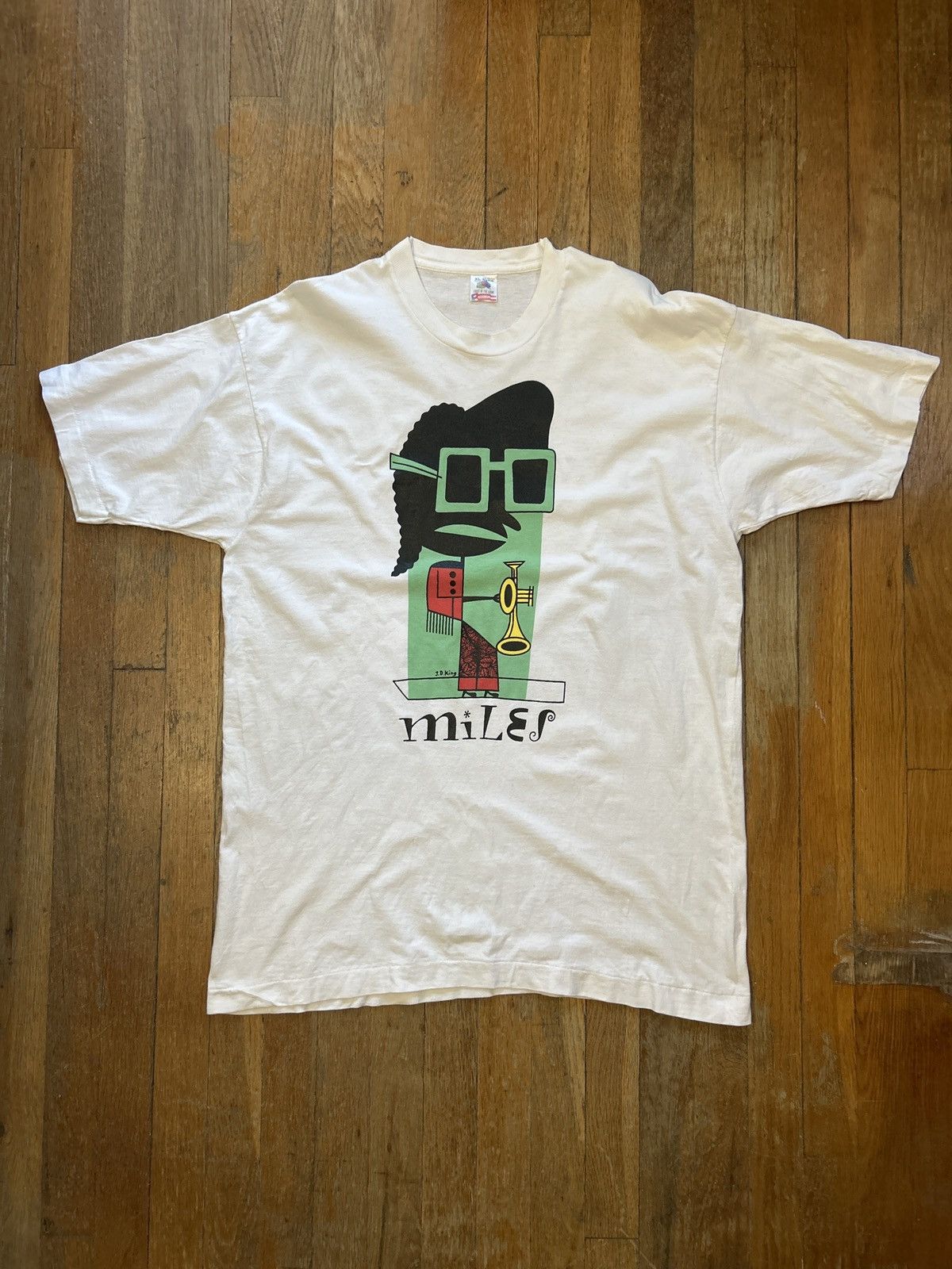 Vintage Vintage 90s Miles Davis T shirt Size XL Rare Jazz Tee Promo Size US XL / EU 56 / 4 - 1 Thumbnail