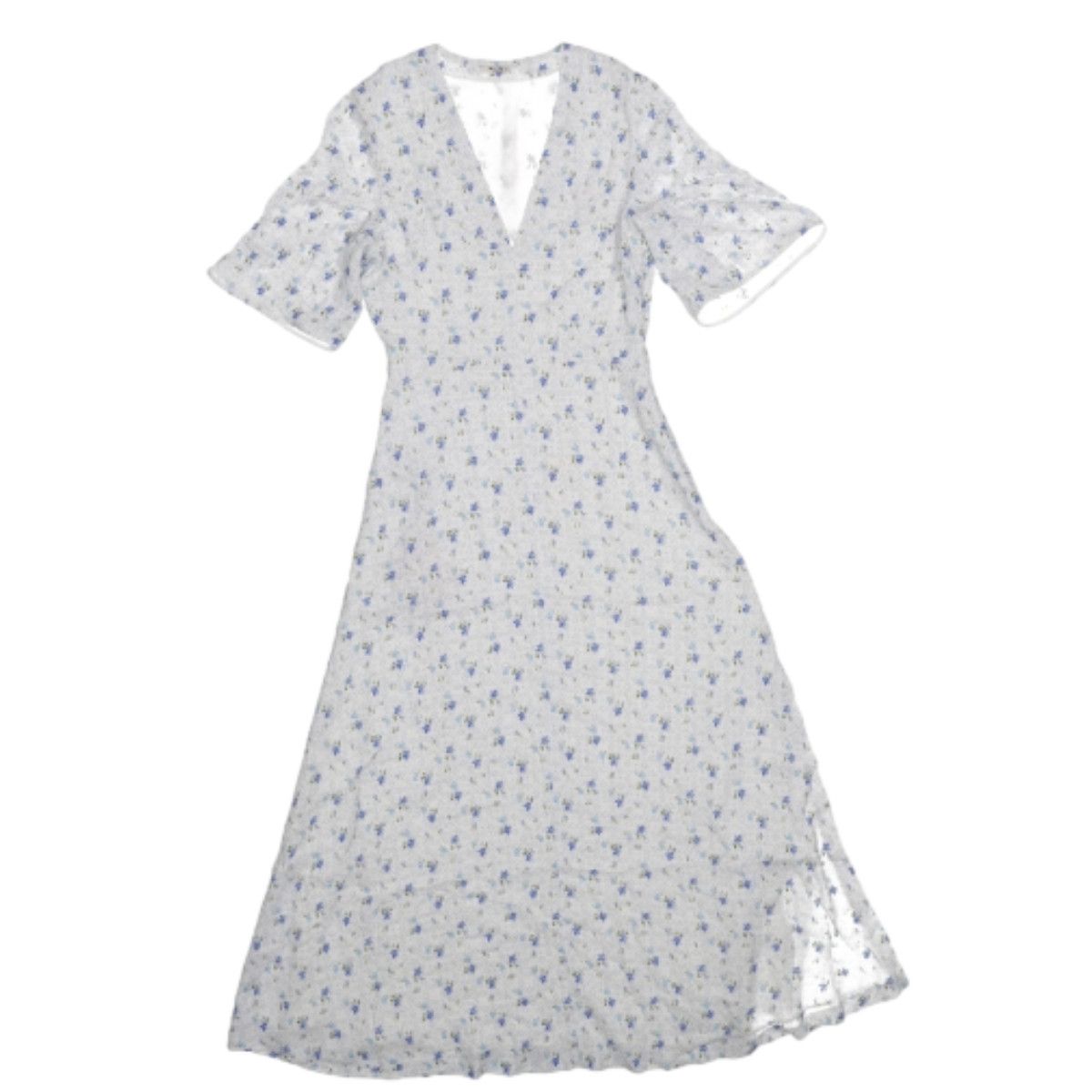 Miu Miu Miu Miu Floral Print Midi Dress Size 36 Size XS / US 0-2 / IT 36-38 - 1 Thumbnail