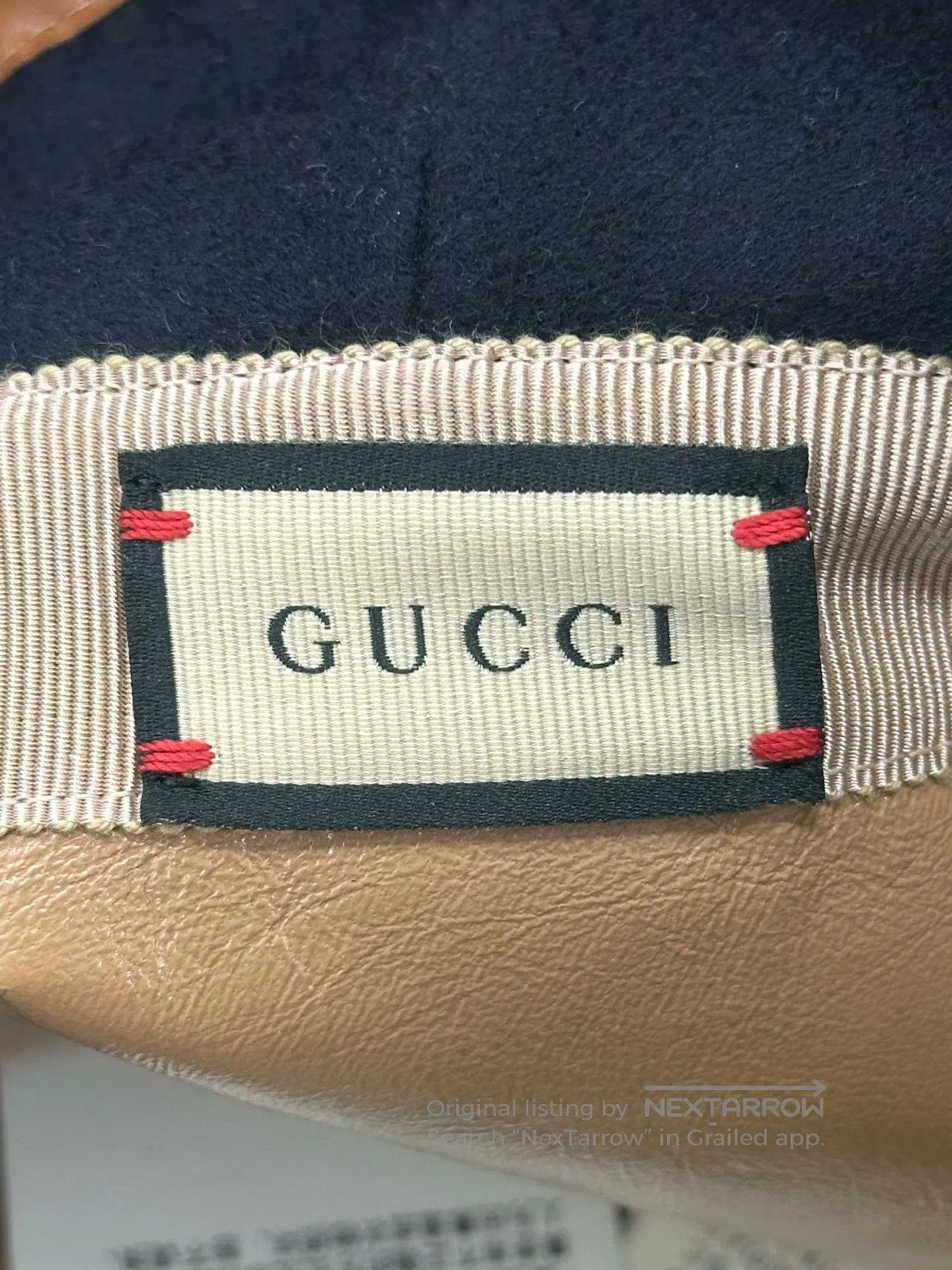 Gucci Guicci size S Classic Double G Logo All-over Wool Fisherma Size ONE SIZE - 4 Thumbnail