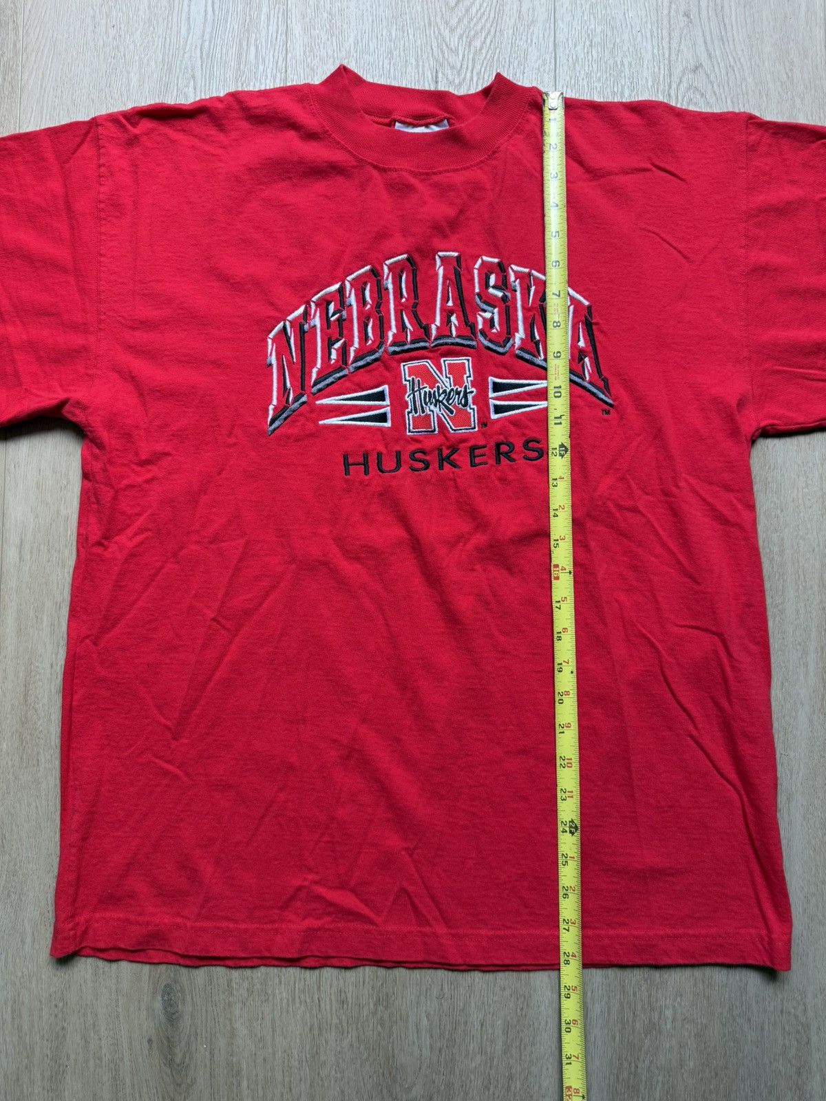 Logo Athletic Vintage logo athletic Nebraska Huskers embroidered t-shirt Size US L / EU 52-54 / 3 - 6 Thumbnail