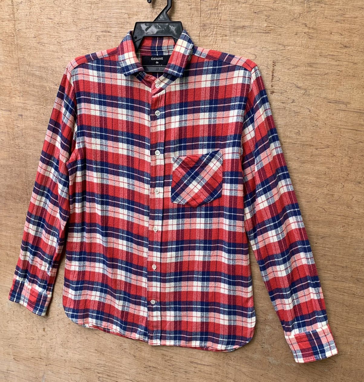 CABANE de ZUCCa ZABANE de ZUCCA Plaid Tartan Flannel Shirt Size US M / EU 48-50 / 2 - 3 Thumbnail