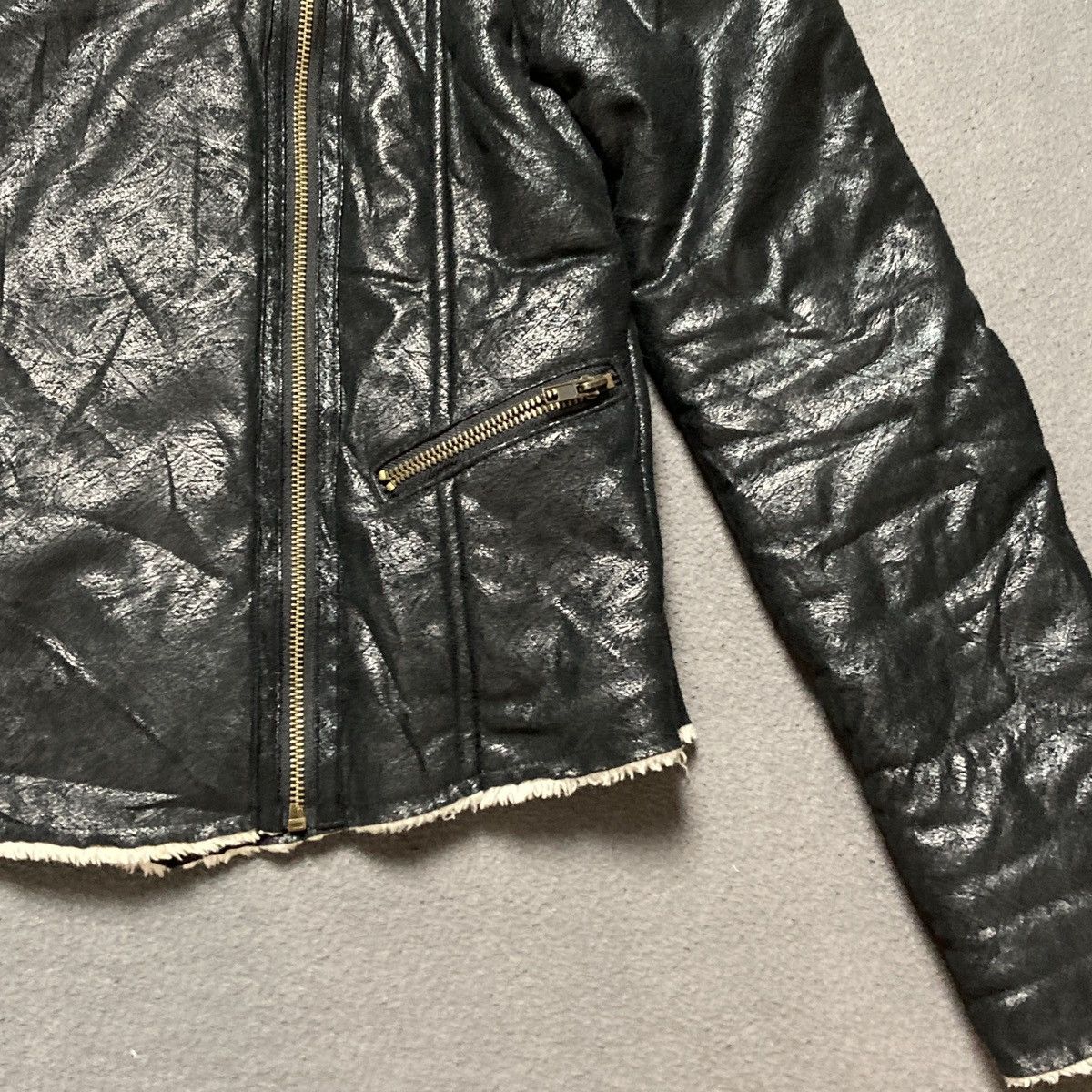 Japanese Brand × Vintage Y2k avant garde asymmetrical jacket Size S / US 4 / IT 40 - 3 Thumbnail