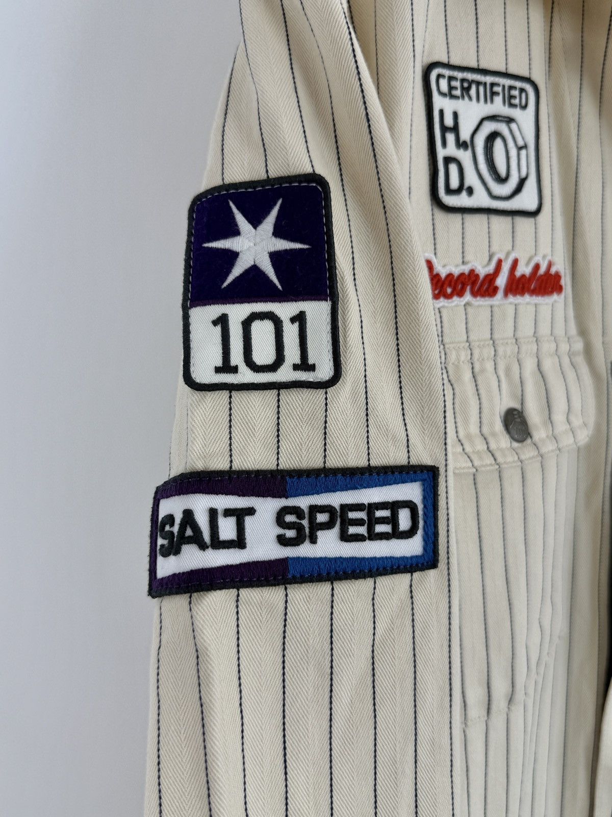 Lee Lee 101 Whizit Gaz Station Herringbone Cotton Coveralls M Size US 32 / EU 48 - 6 Thumbnail