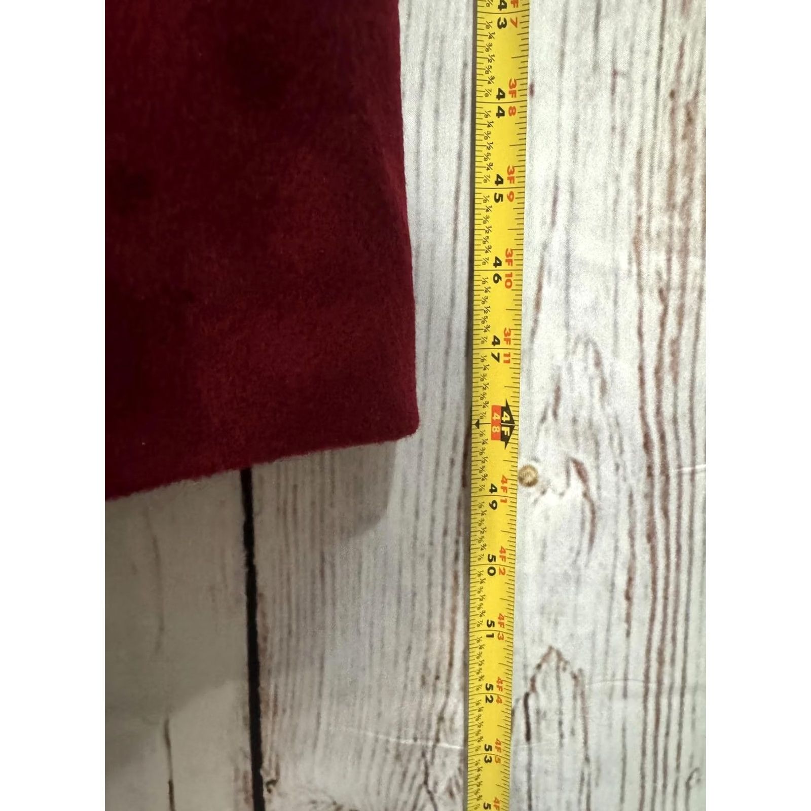Vintage VINTAGE Kristen Blake Women's Long Coat Red Size 16 Wool Dress Coat Size XXL / US 16-18 / IT 52-54 - 5 Thumbnail