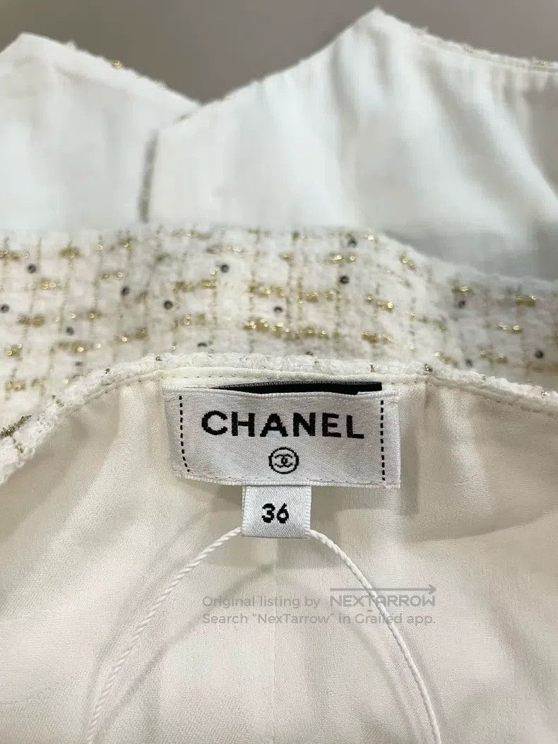 Chanel Chanel 26C white gold hanni hanging neck vest Size XS / US 0-2 / IT 36-38 - 4 Thumbnail