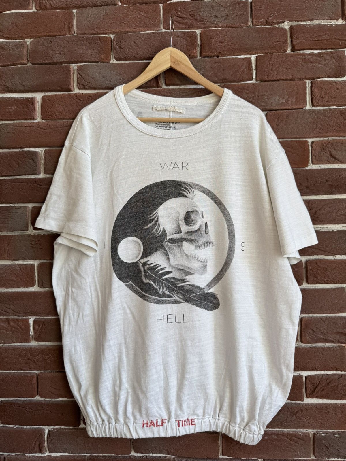 Off-White Rare x Off-White Othello Half Time 'War Is Hell' Tee FW16 Size US L / EU 52-54 / 3 - 1 Thumbnail