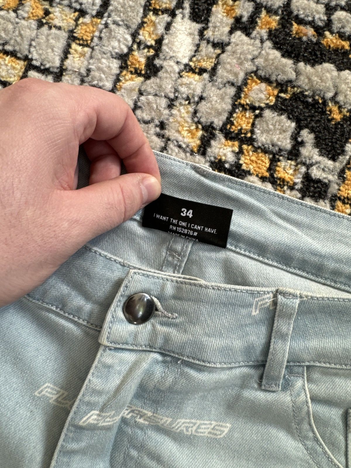 Pleasures Pleasures Repeat Denim Size US 34 / EU 50 - 4 Thumbnail