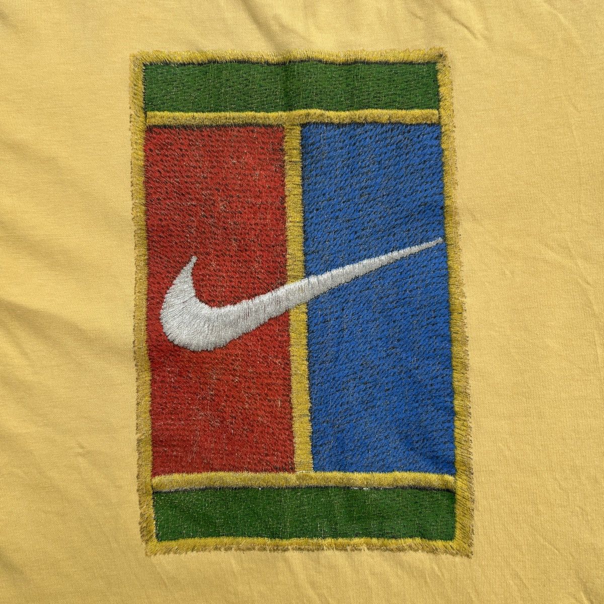 Nike × Vintage Vintage 90s NIKE Swoosh Court Challenge Logo Tennis Size US M / EU 48-50 / 2 - 4 Thumbnail